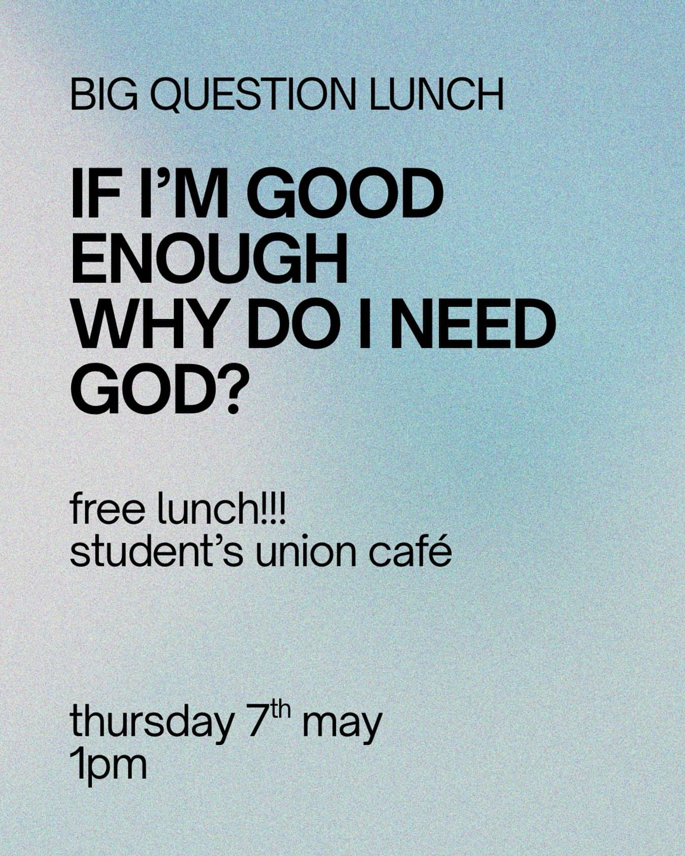 Big Question Lunch