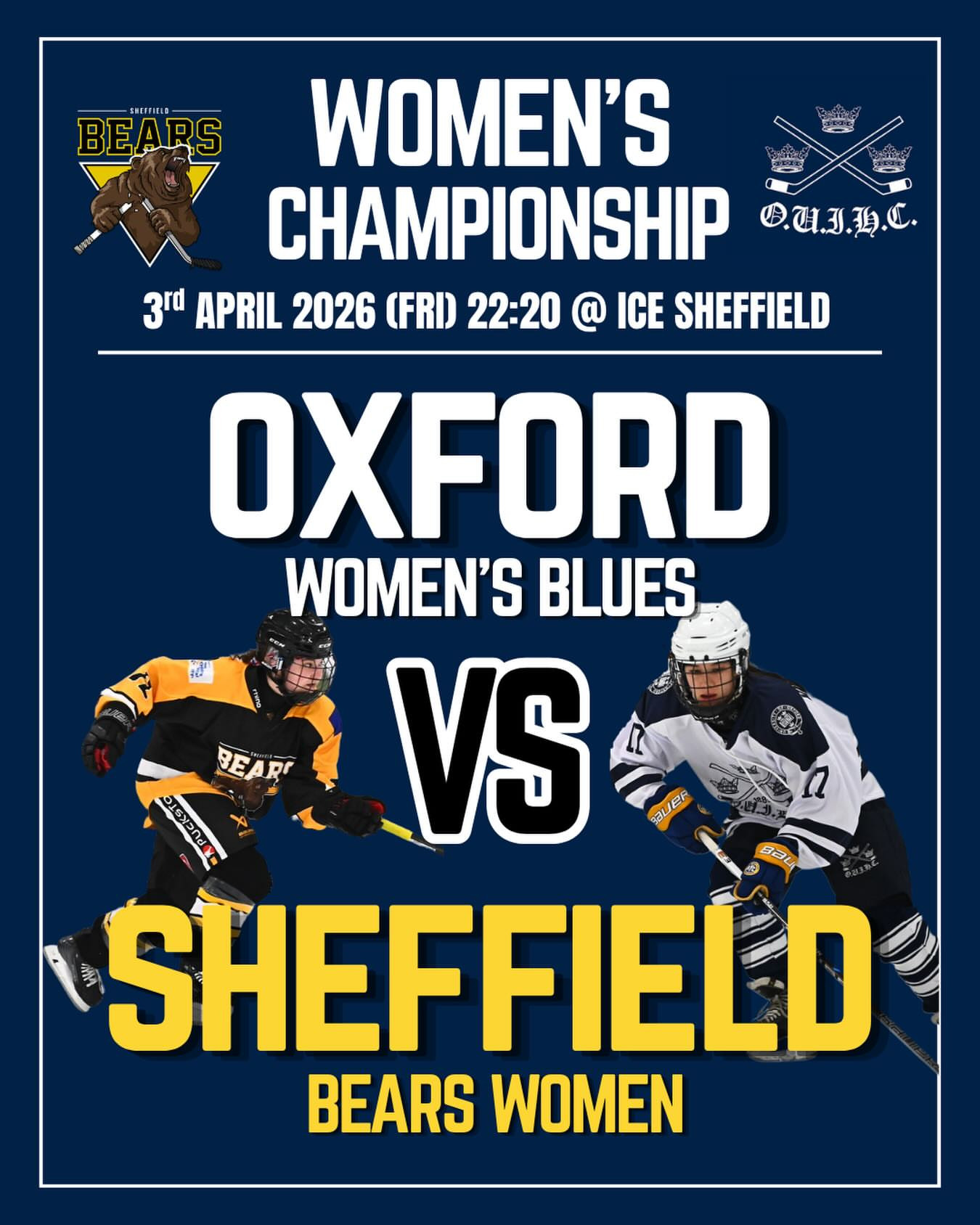 Oxford Women's Blues vs Sheffield Bears Women Championship