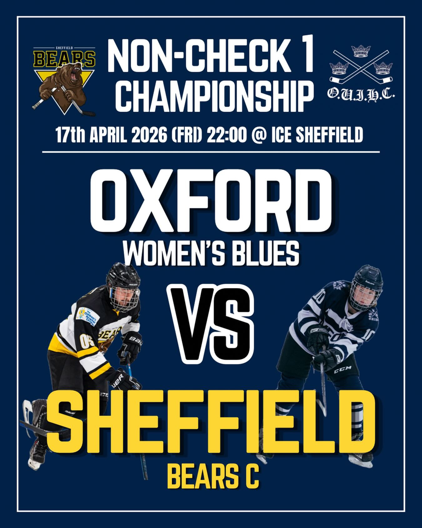 Oxford Women's Blues vs Sheffield Bears C Championship