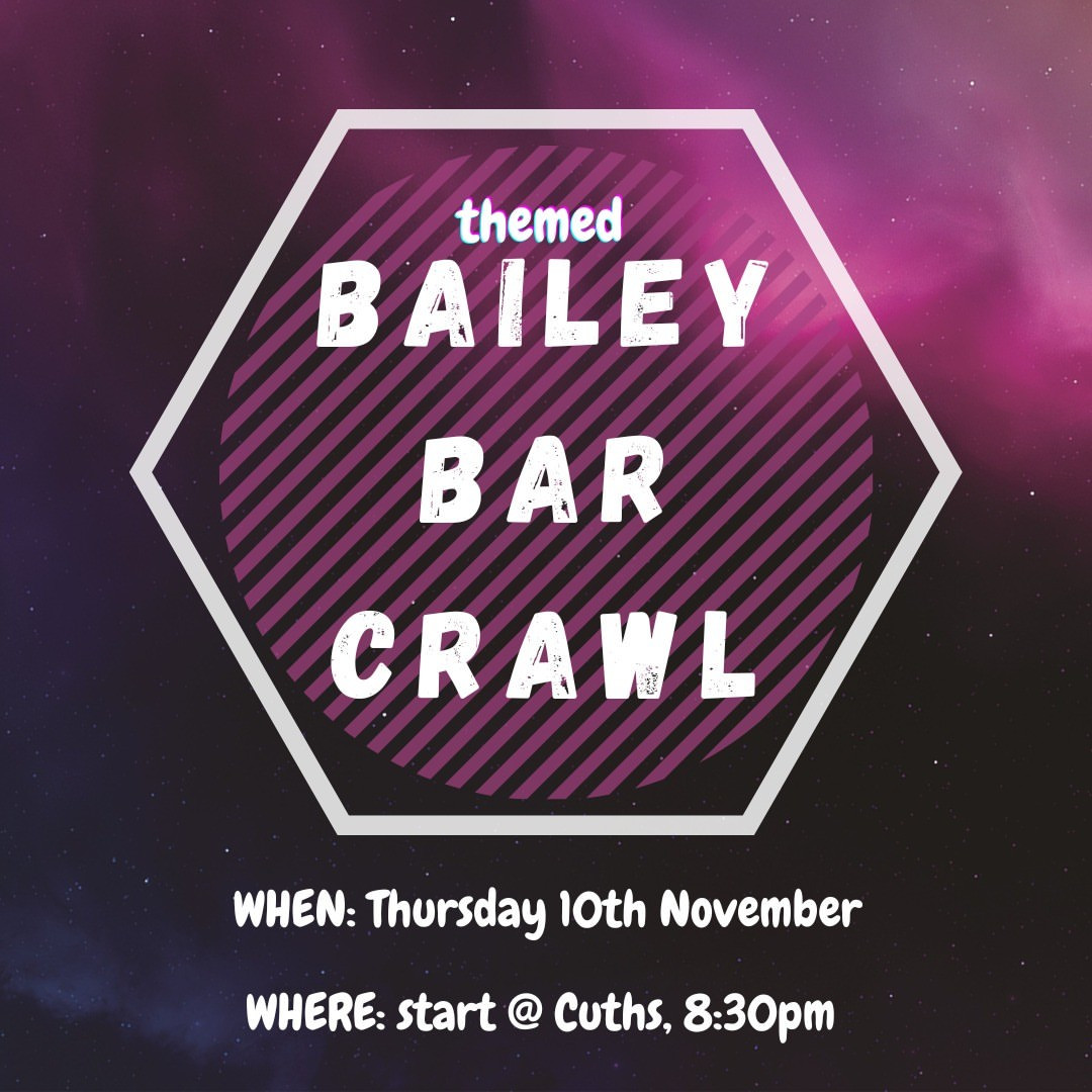 Themed Bailey Bar Crawl