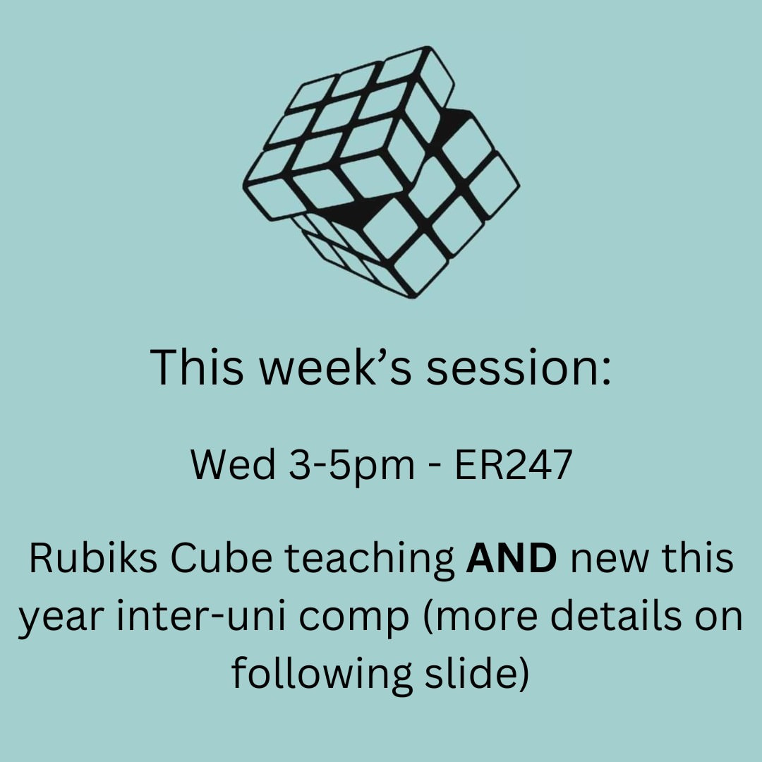 Weekly Session and Inter-University Cubing League