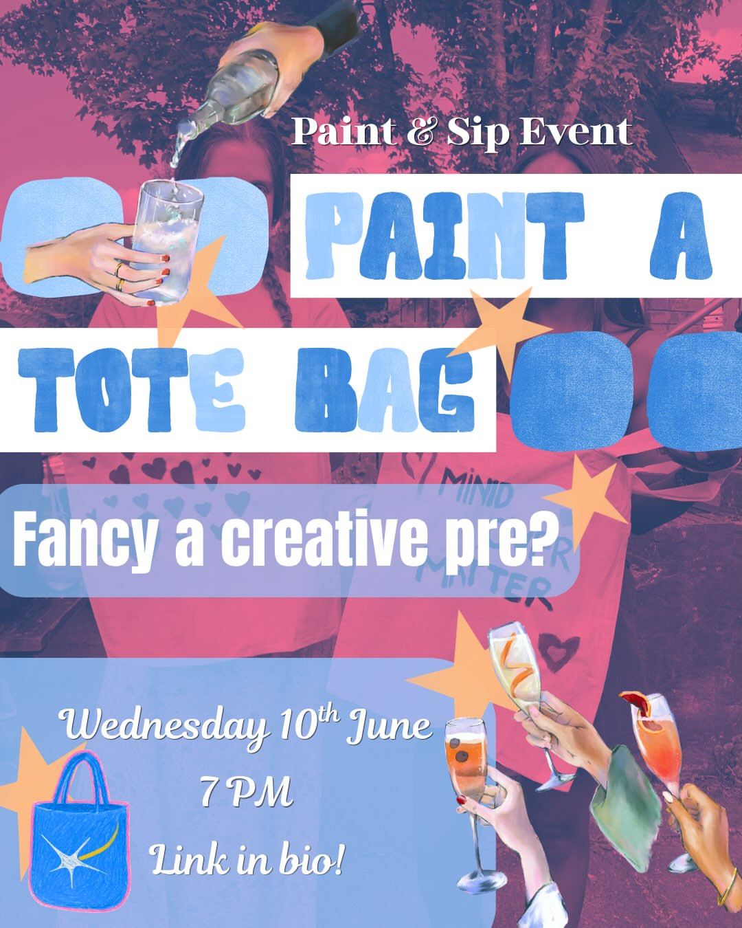Paint a Tote Bag at Drunken Duck