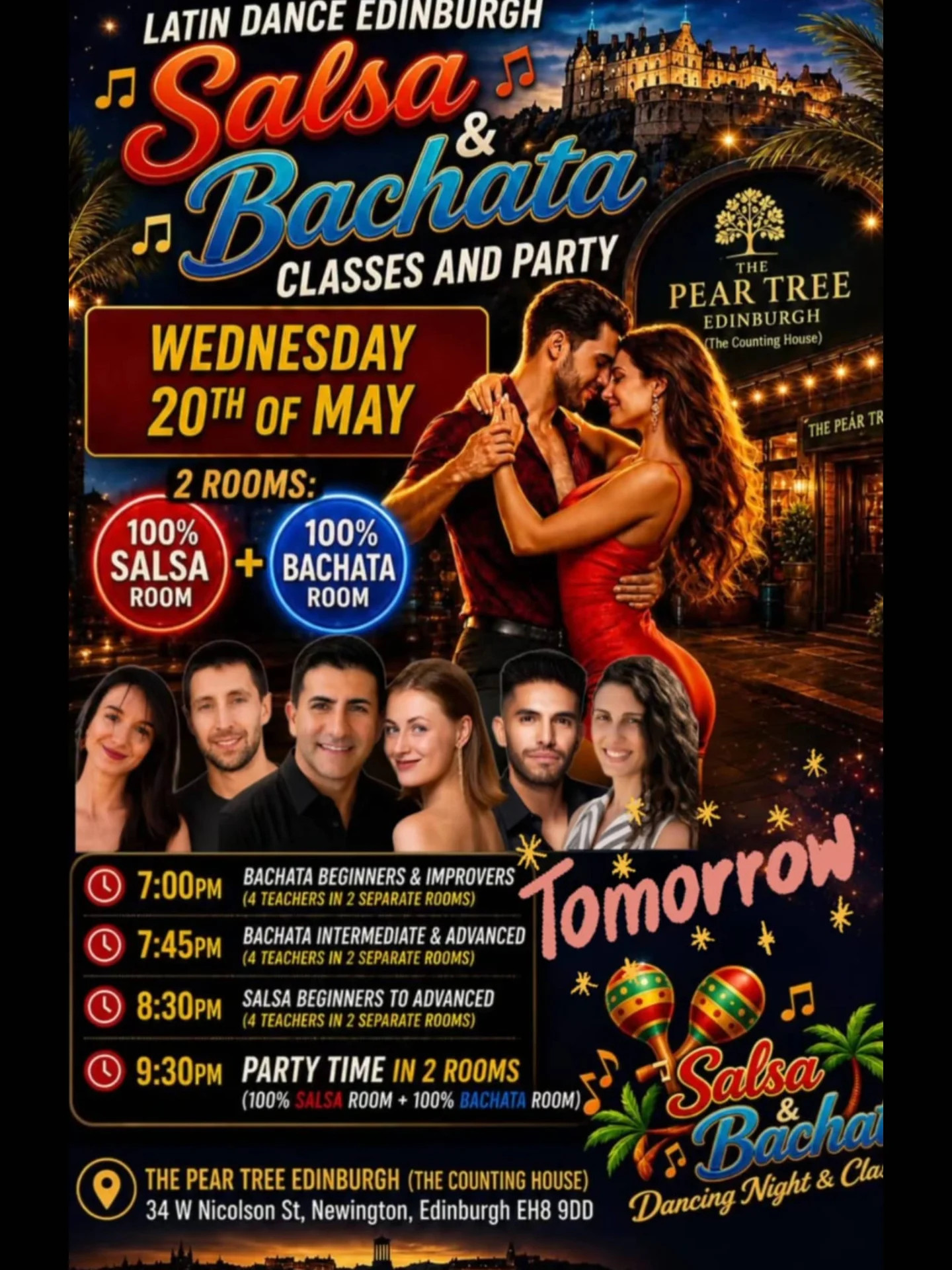 Salsa & Bachata Classes and Party