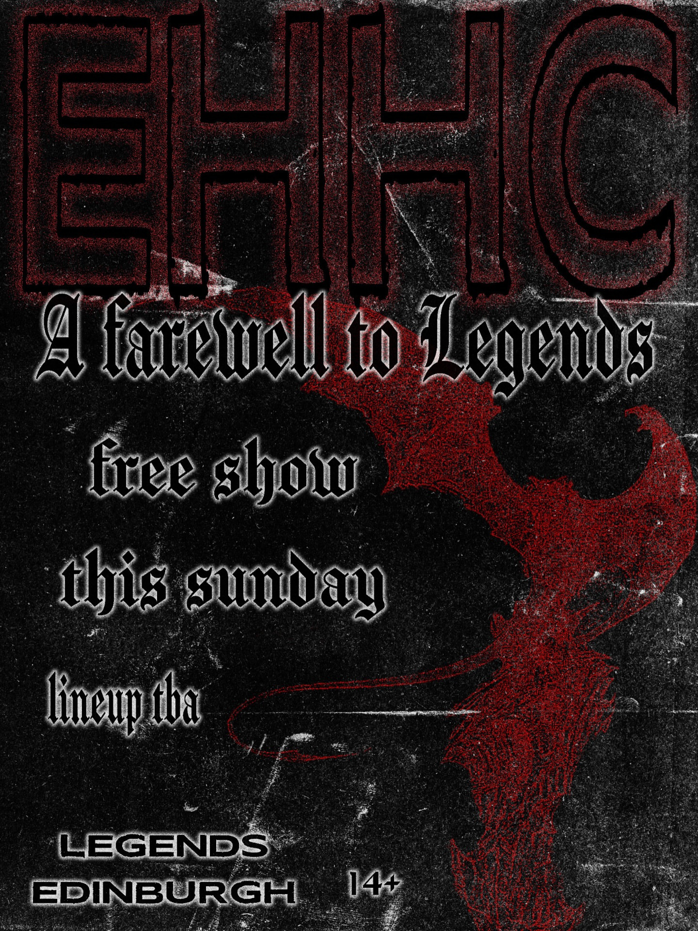 A farewell to Legends free show