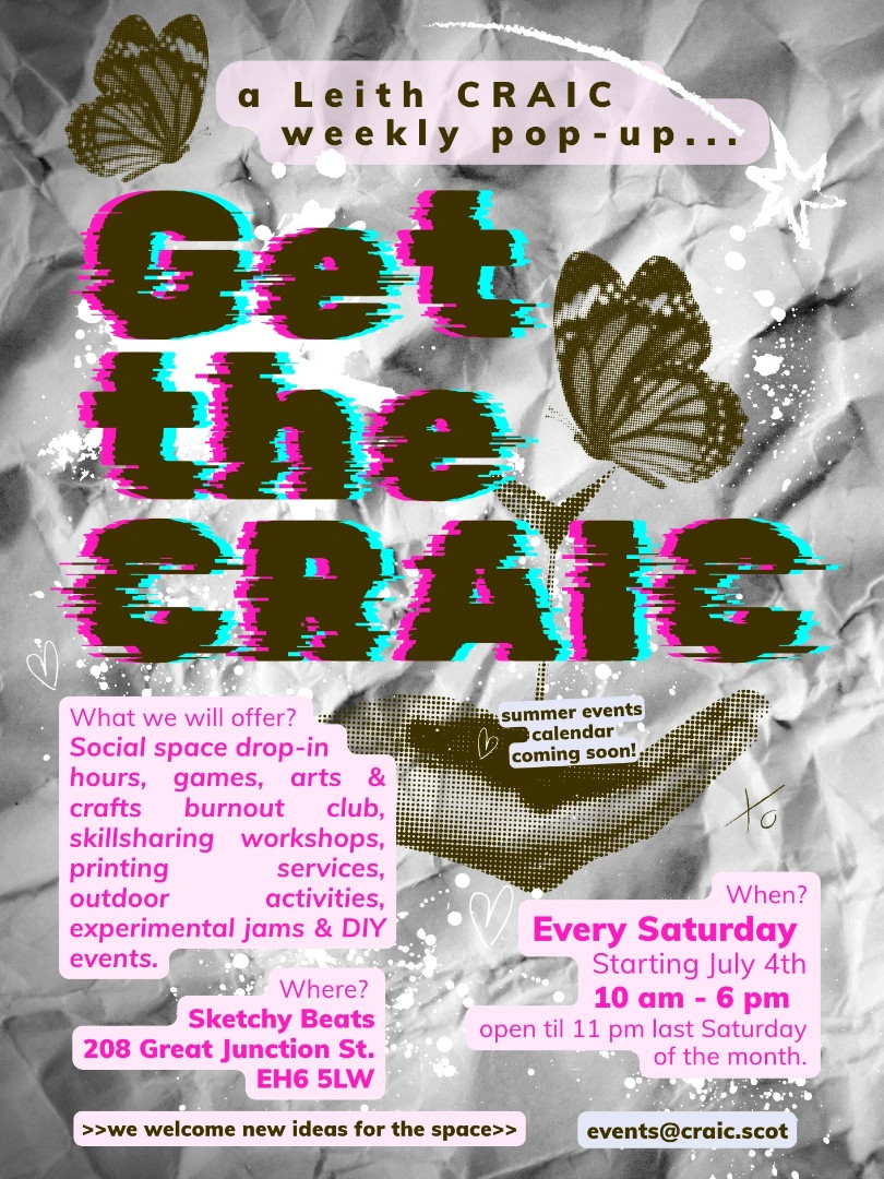 Leith CRAIC Weekly Pop-Up