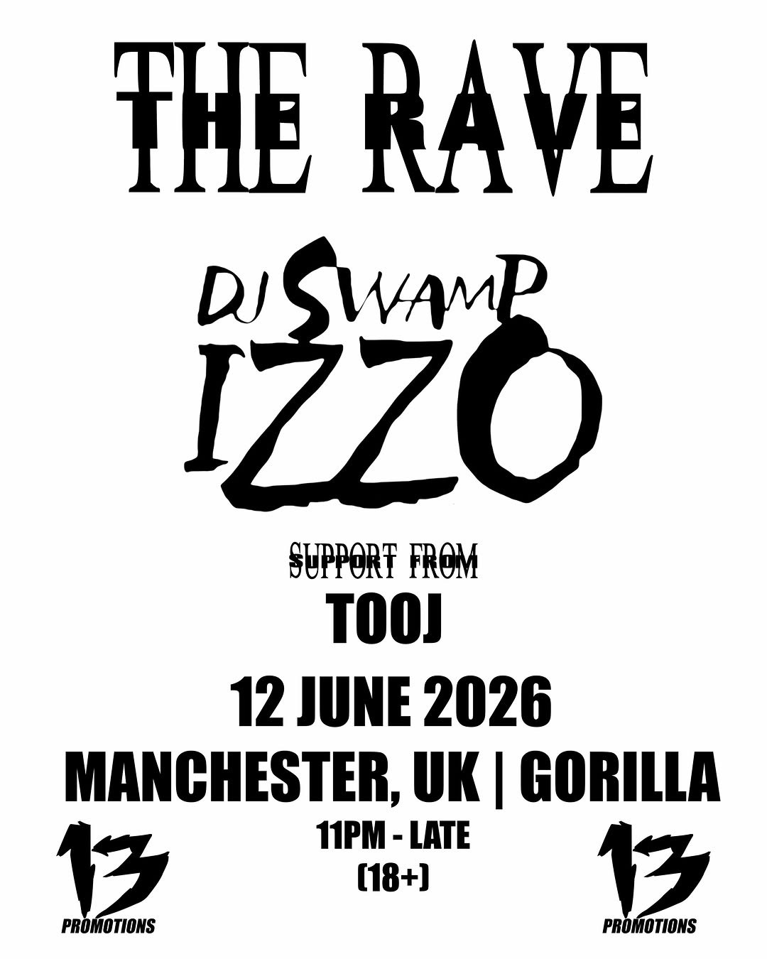 @swampizzo UK DEBUT