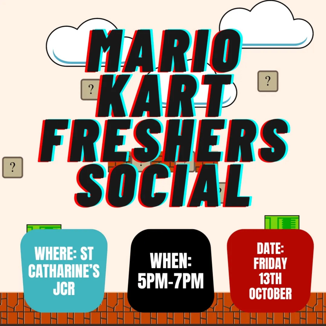 Mario Kart Freshers Social