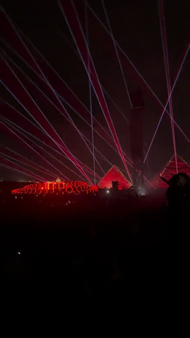 Tiësto at the Pyramids of Giza