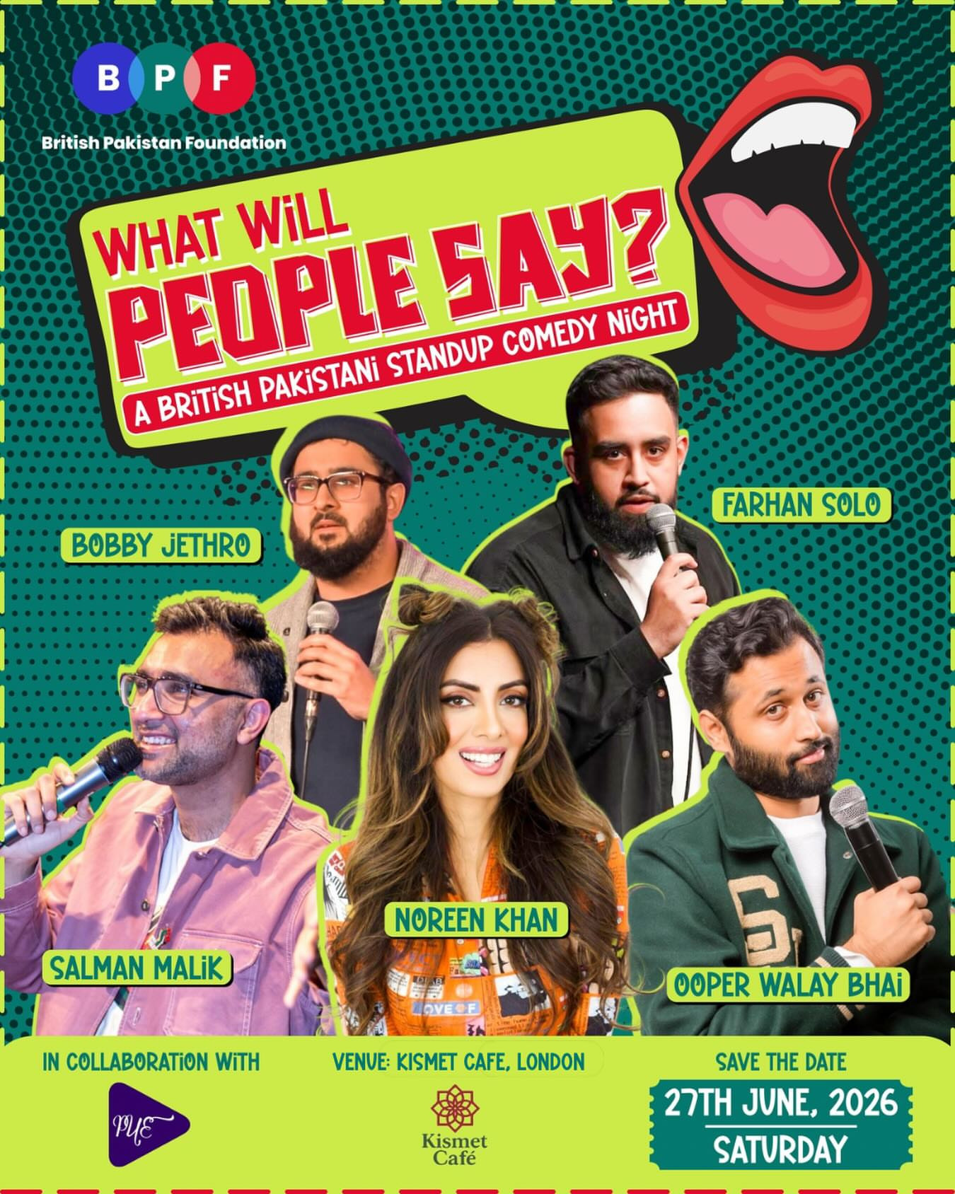 What Will People Say? A British Pakistani Stand-Up Comedy Night