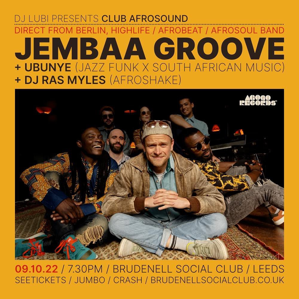 Jembaa Groove Live at Brudenell Social Club