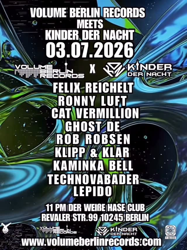 Volume Berlin Records Meets Kinder Der Nacht