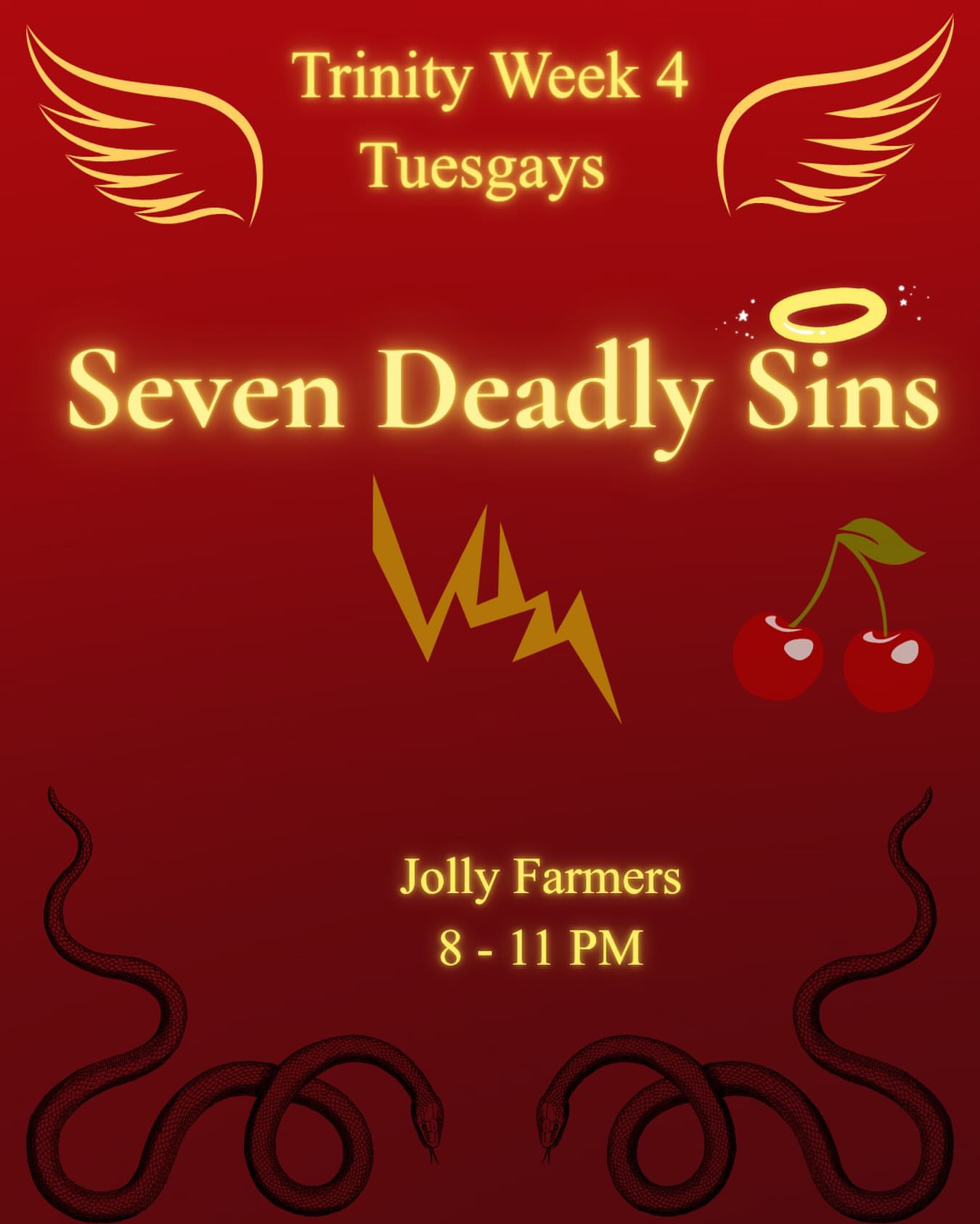 Seven Deadly Sins themed TuesGays