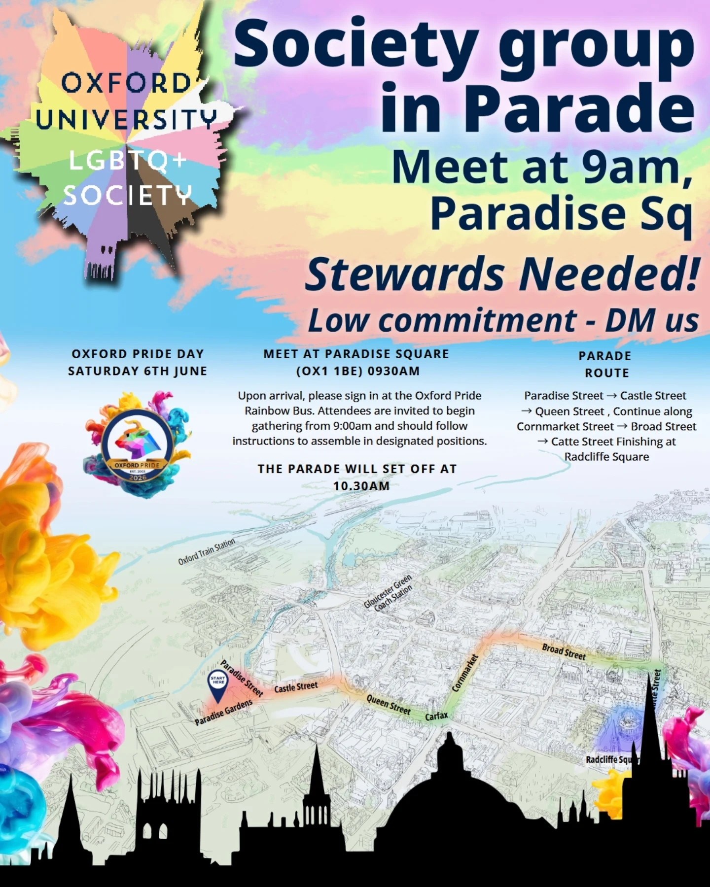 Oxford Pride Parade - Society Group