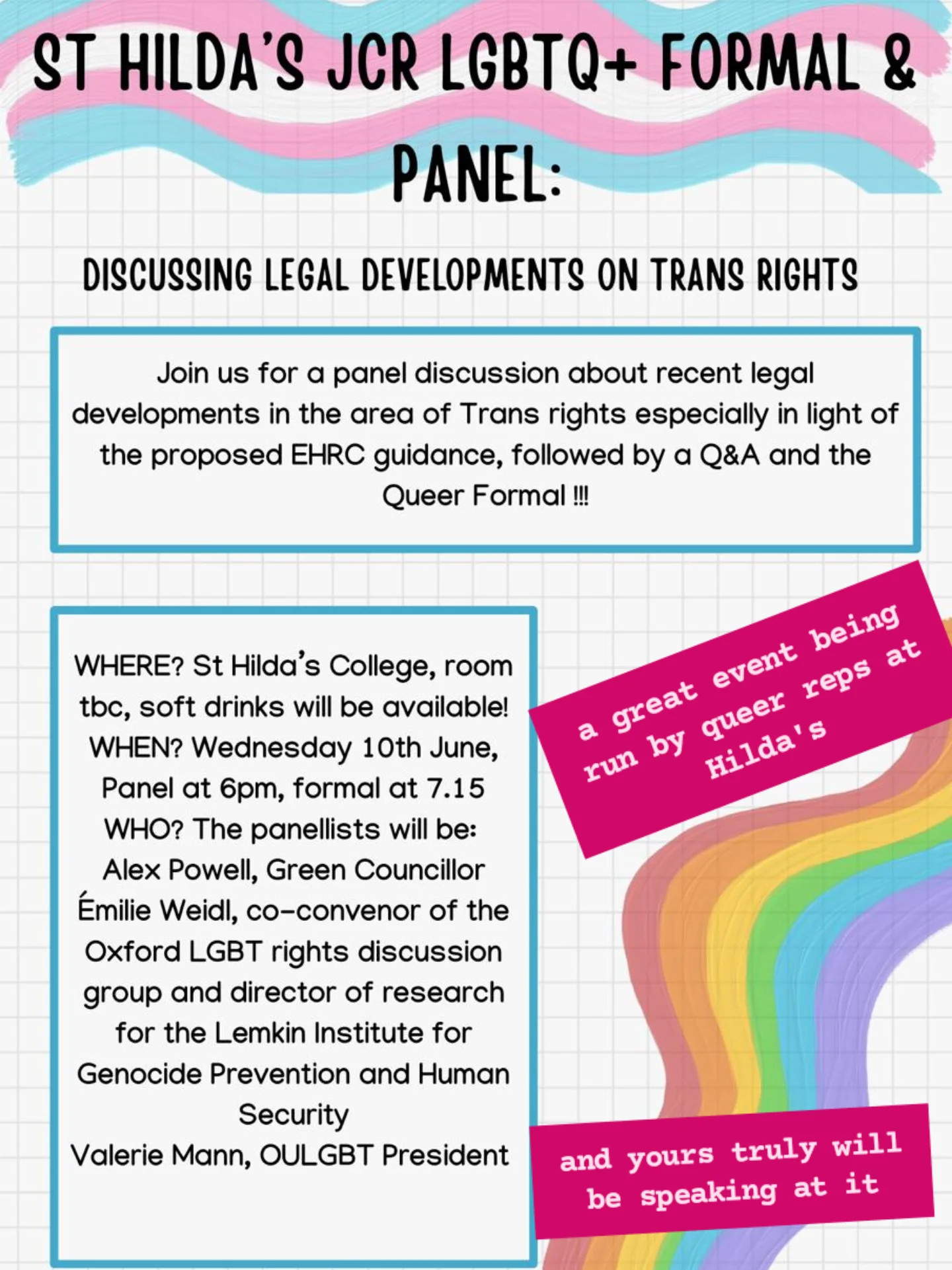 Trans Rights Panel Discussion