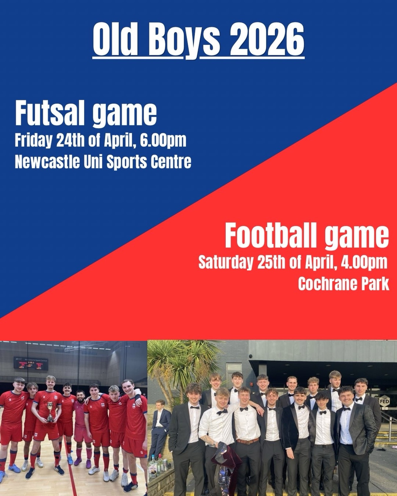 Old Boys Futsal Game vs Current Uni Lads