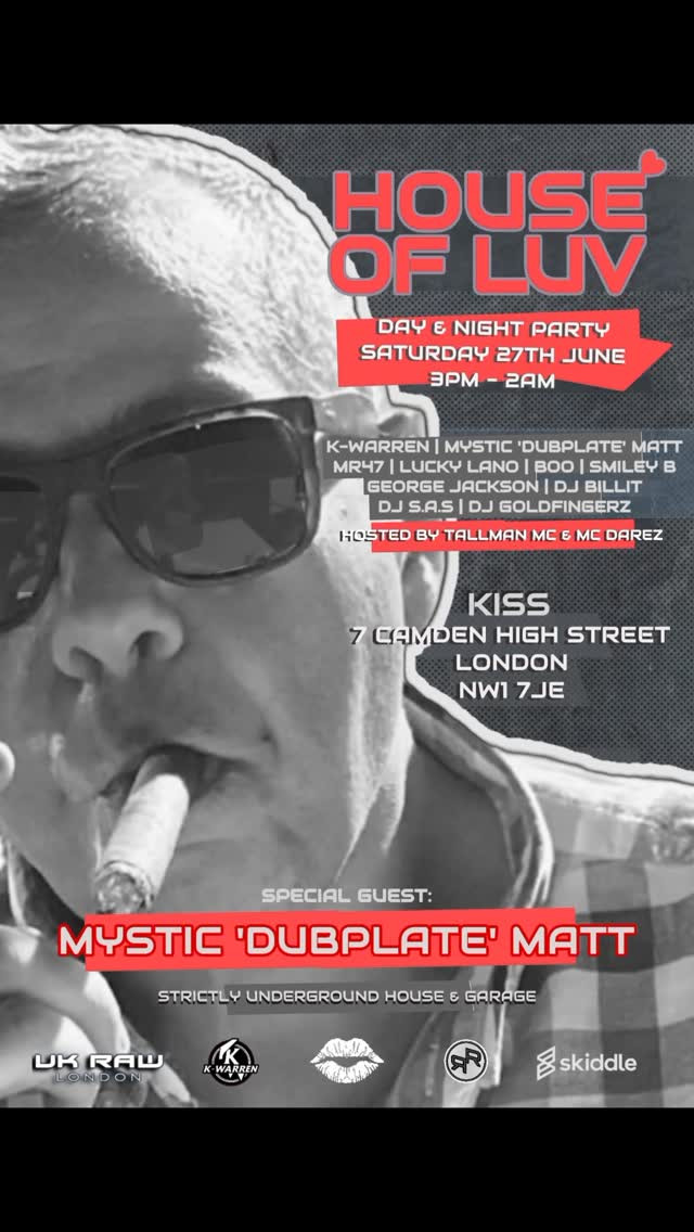 Upcoming Night at Kiss Camden