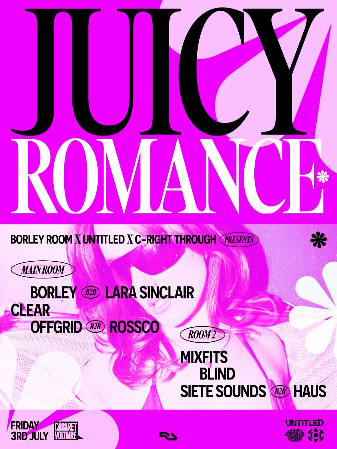 Borley Room x Untitled x C-Right Through Present: Juicy Romance