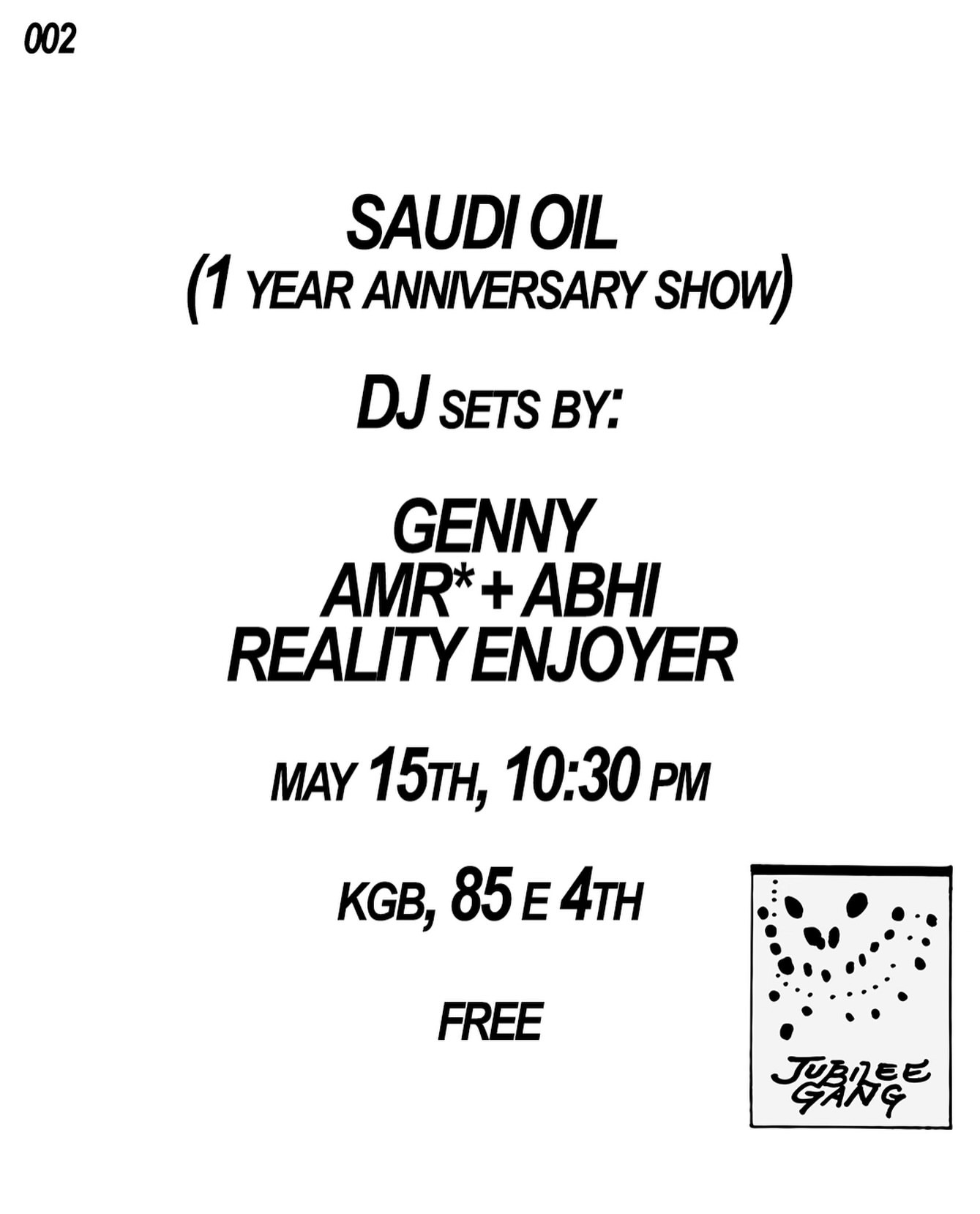 Saudi Oil's 1 year anniversary show