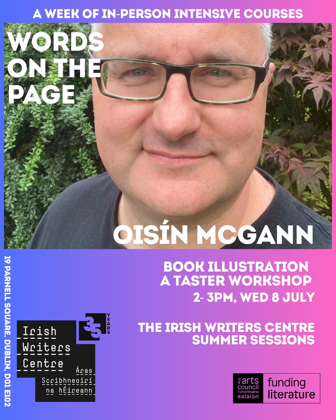 Book Illustration: A Taster Workshop with Oisín McGann