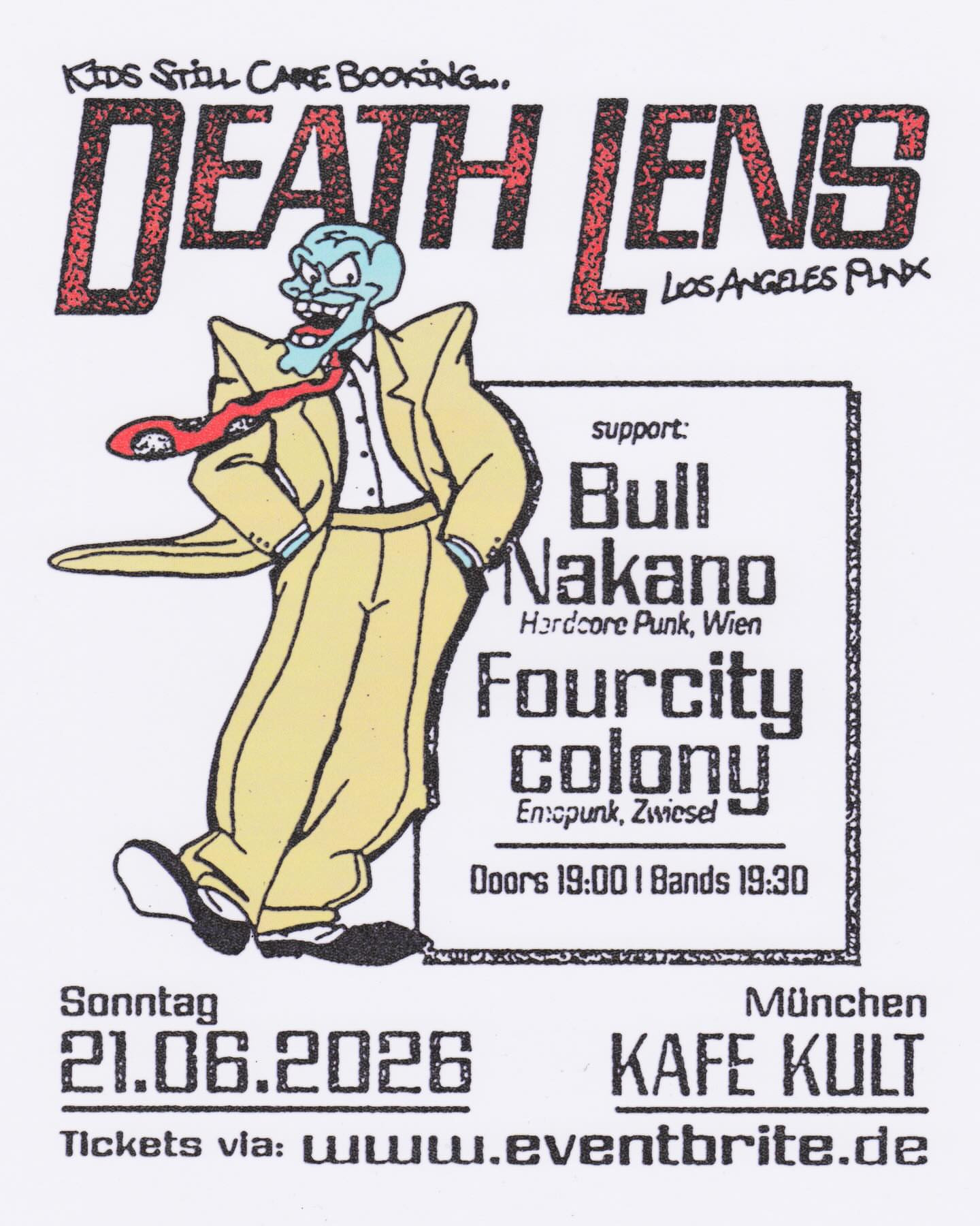 LA Punx @deathlensband with Bull Nakano and Fourcitycolony
