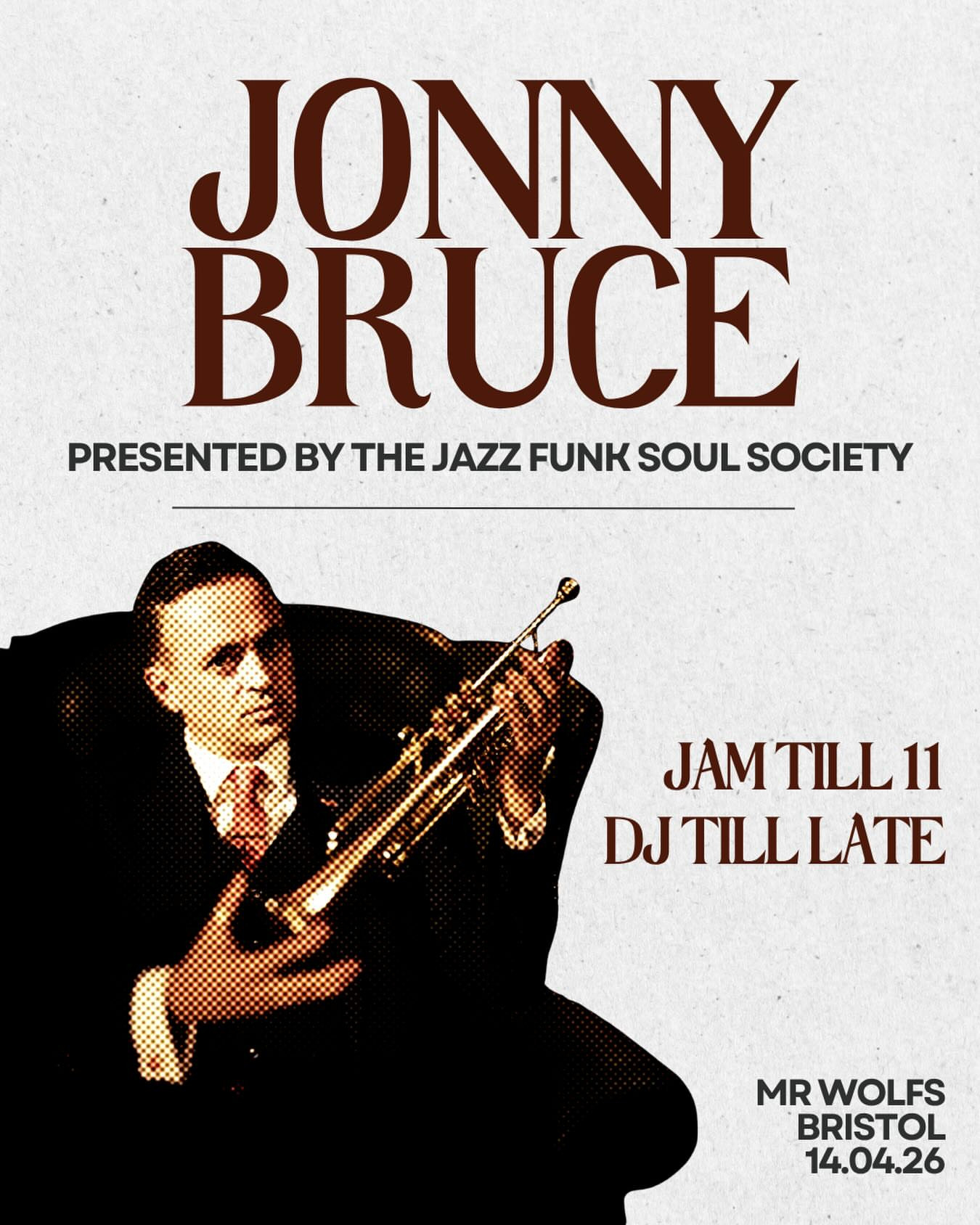 Jonny Bruce Quartet at Mr. Wolf's Bristol