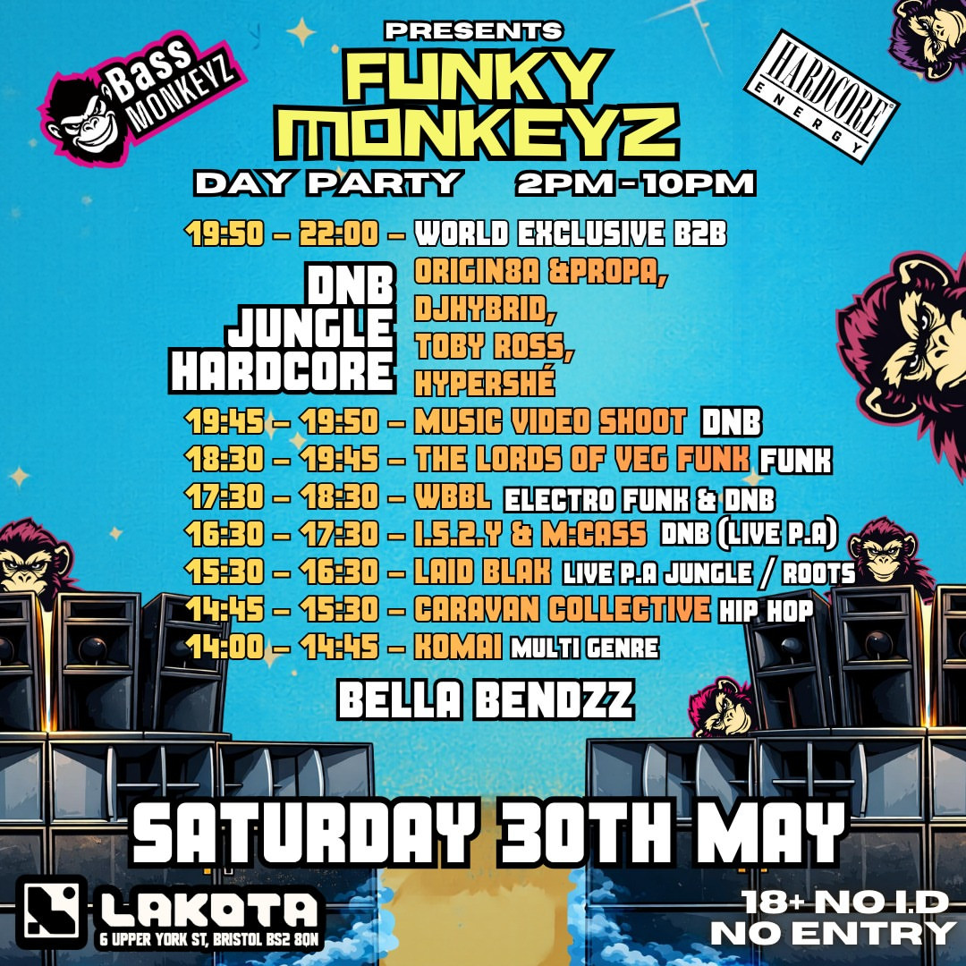 Funky Monkeyz Day Party