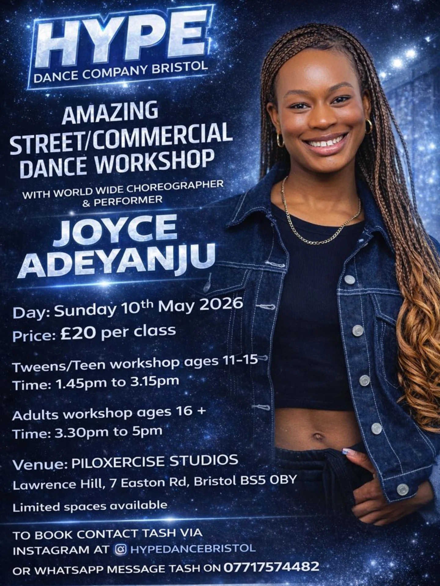 Street/Commercial Dance Workshop with Joyce Adeyanju