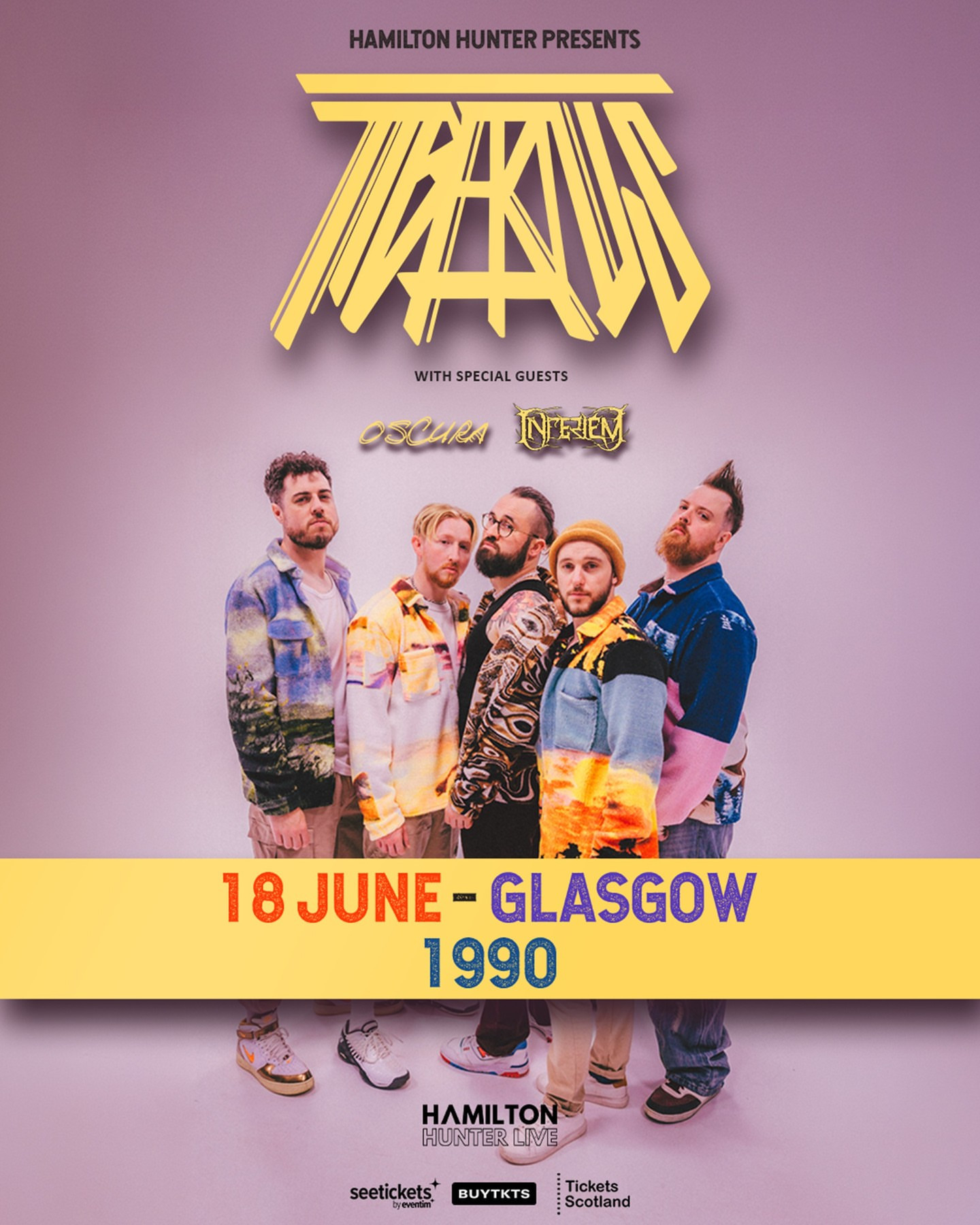 Tiberius headline Glasgow at 1990