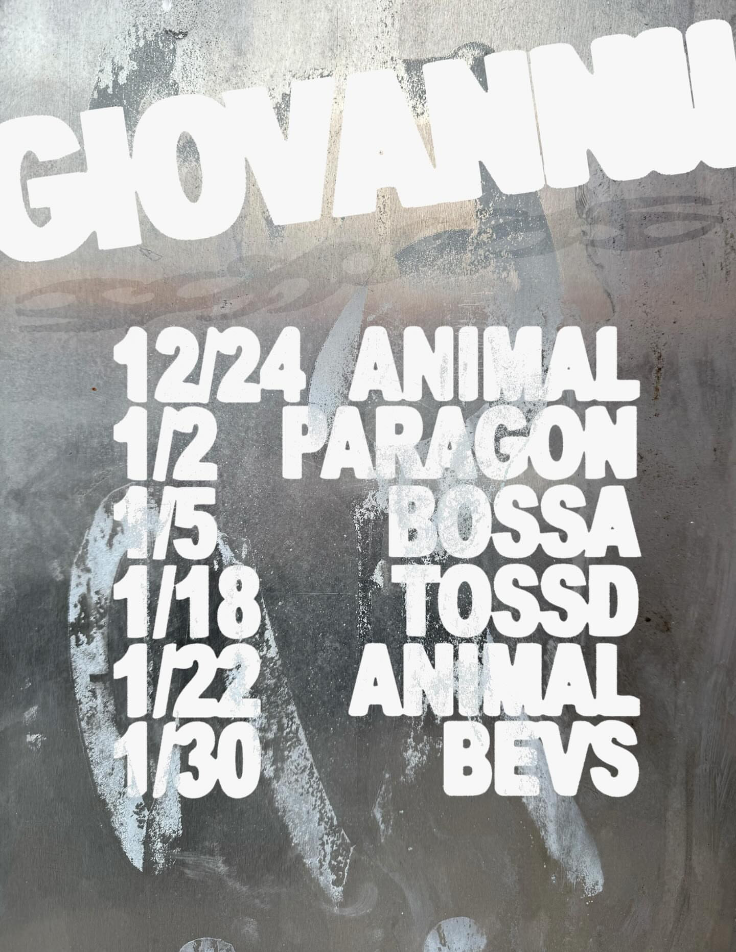 Giovannii at Animal NYC