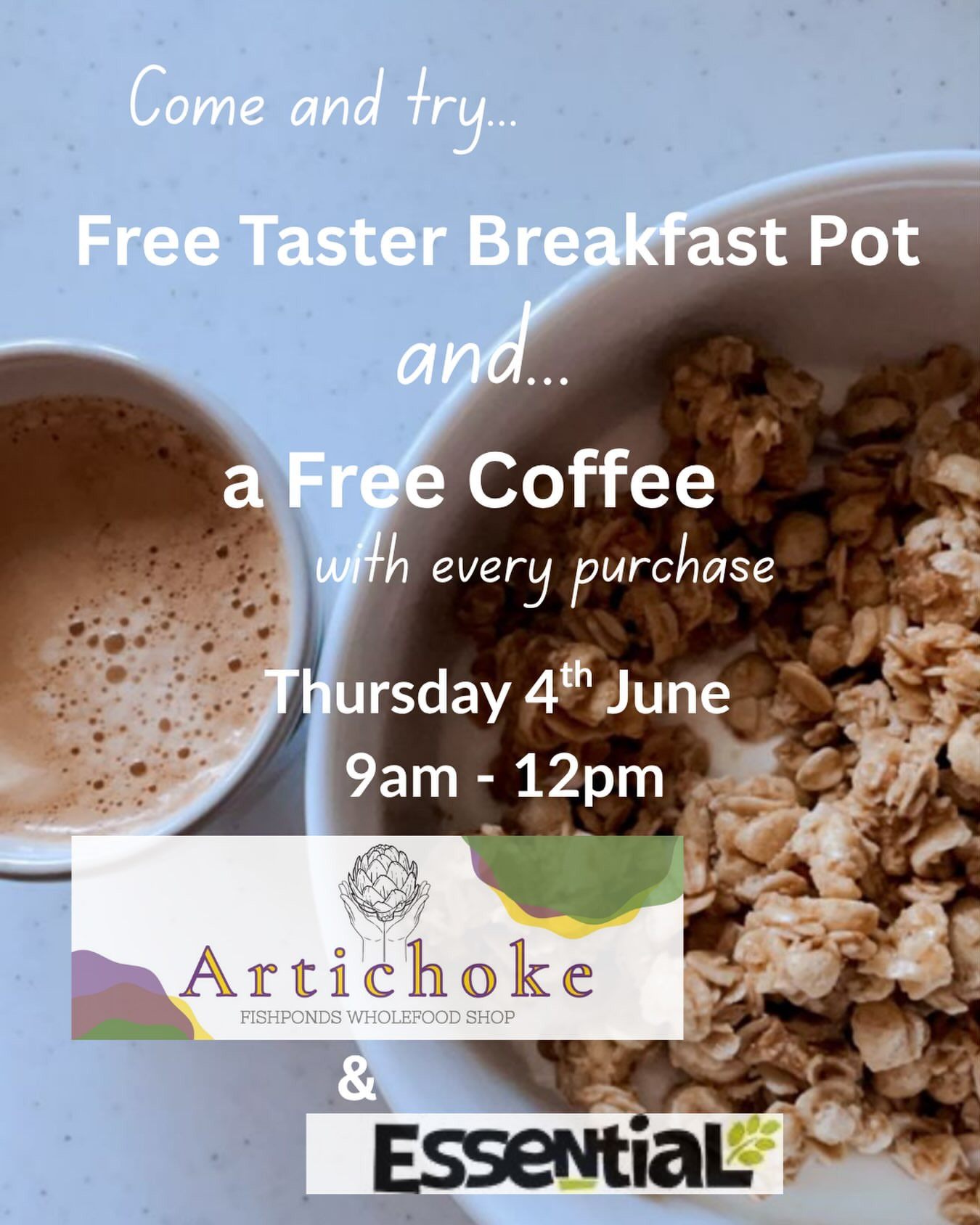Free Taster Breakfast Pot & Coffee