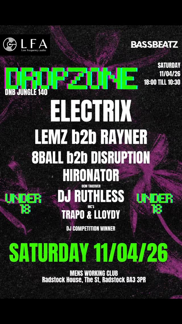 DROPZONE — UNDER 18s DnB RAVE