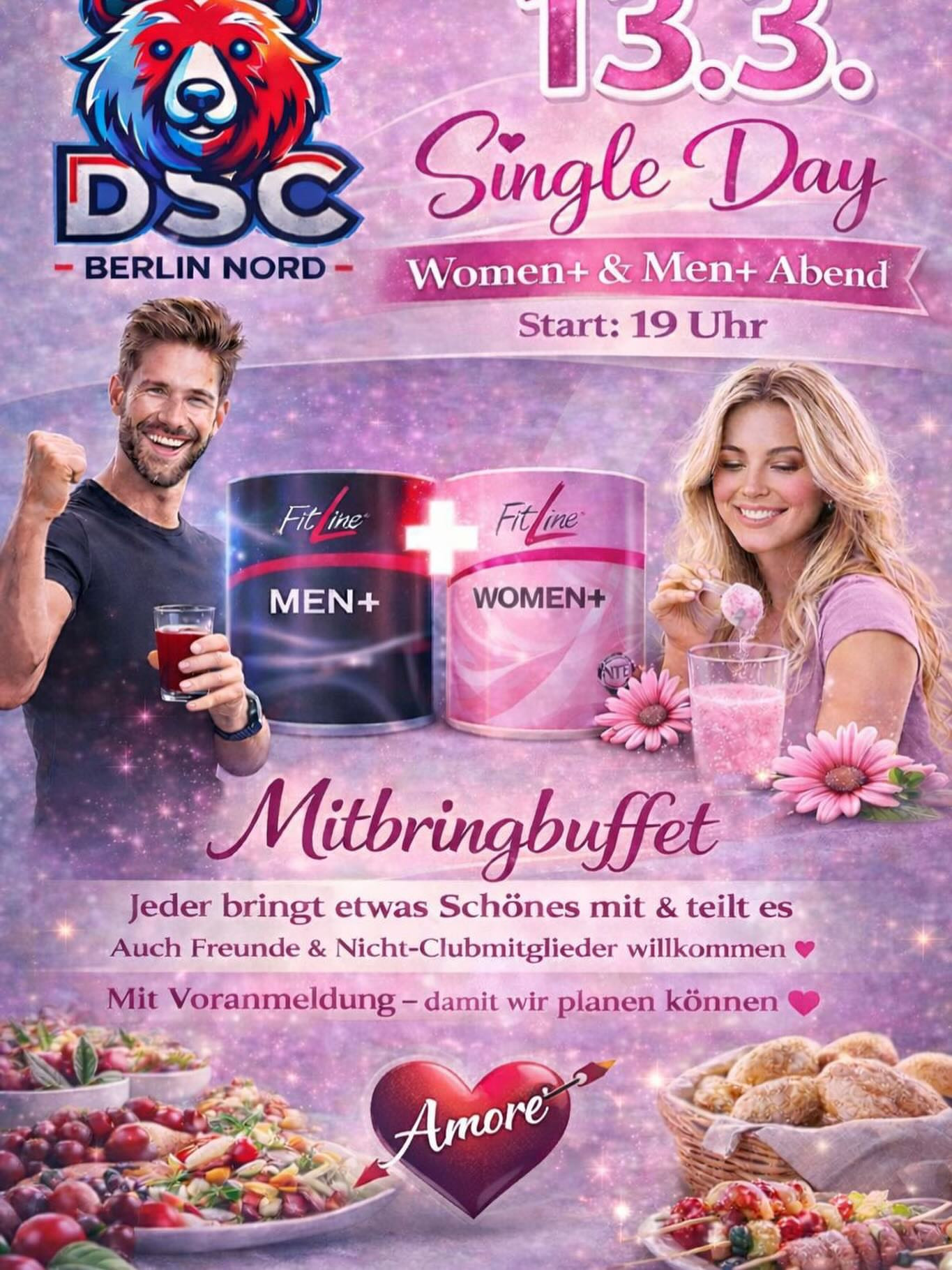 Single Day - Women+ & Men+ Abend