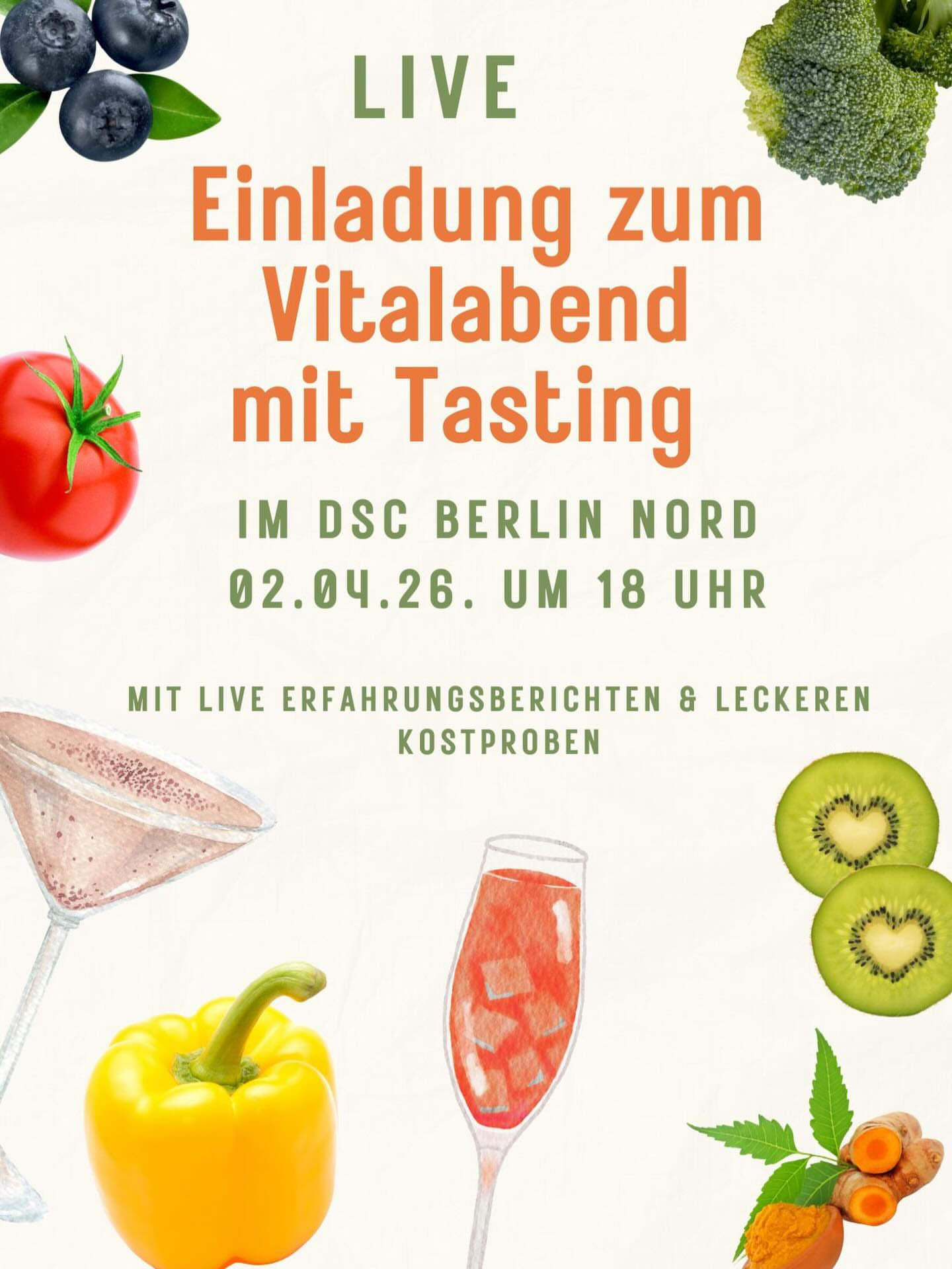 LIVE-VITALABEND im DSC Berlin Nord