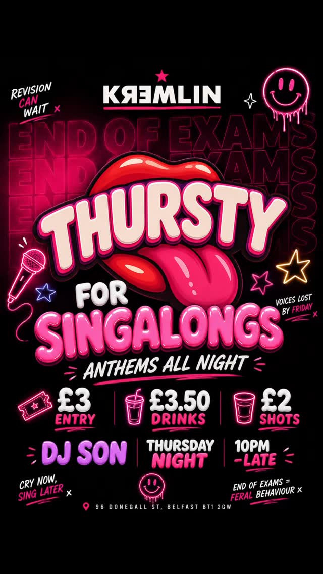 THURSTY FOR SINGALONG