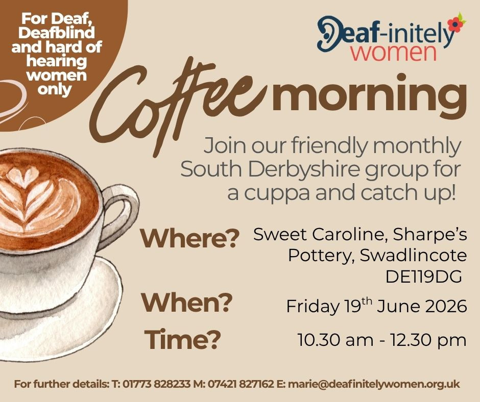 South Derbyshire Monthly Coffee Morning