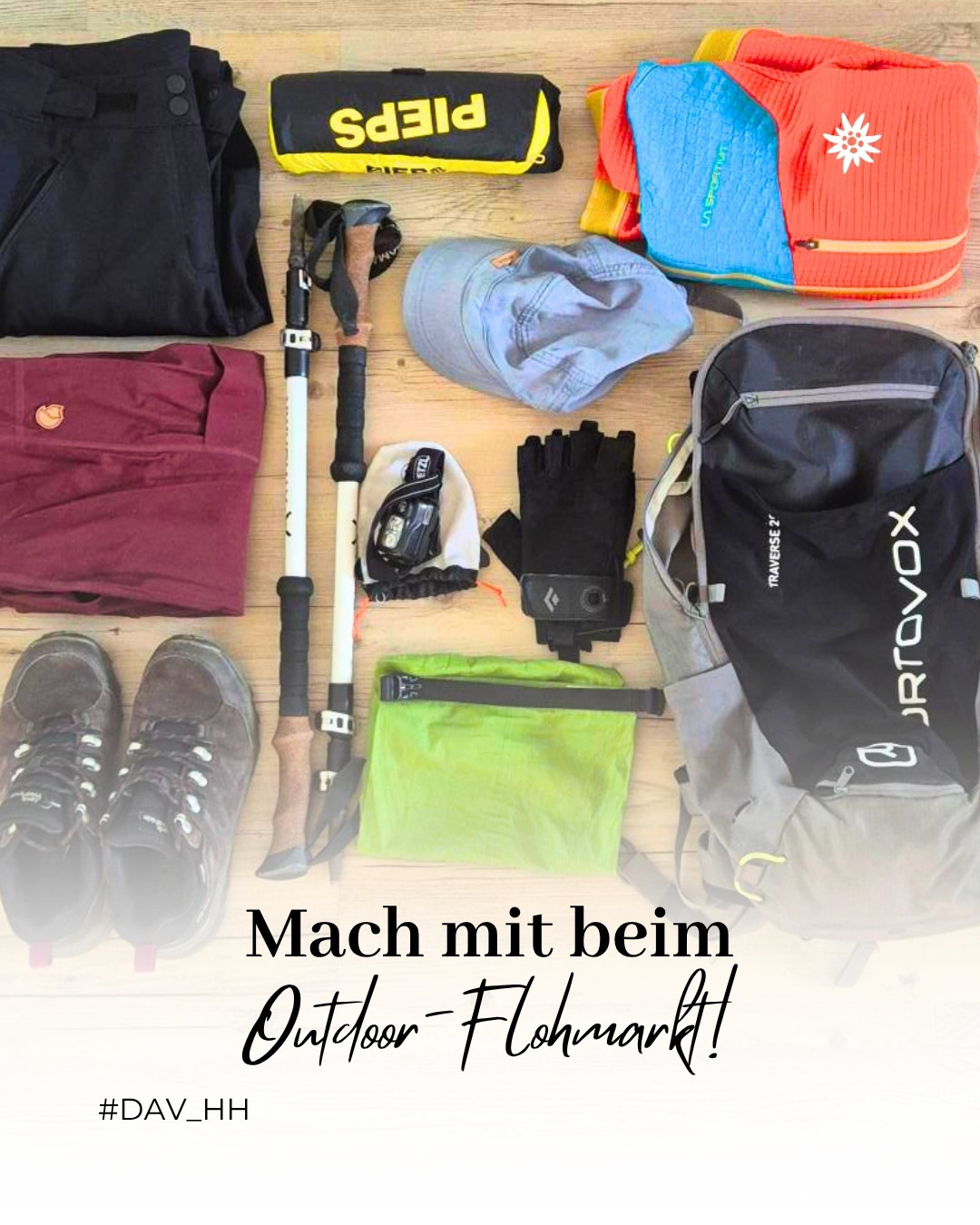 Outdoor-Flohmarkt beim DAV Sommerfest