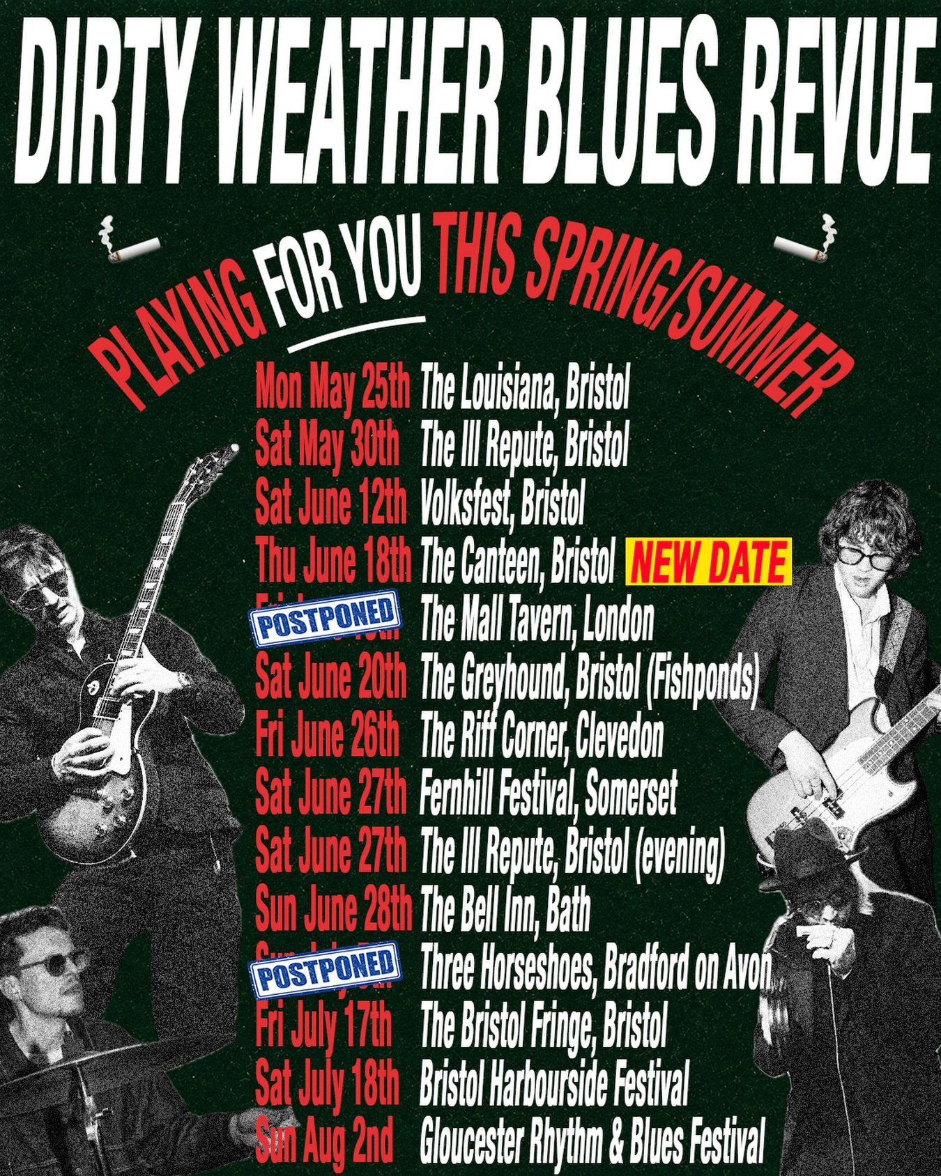 Dirty Weather Blues Revue gig