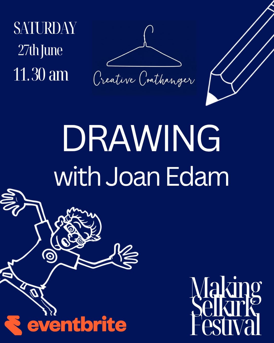 Drawing with Joan Edam at Making Selkirk Festival