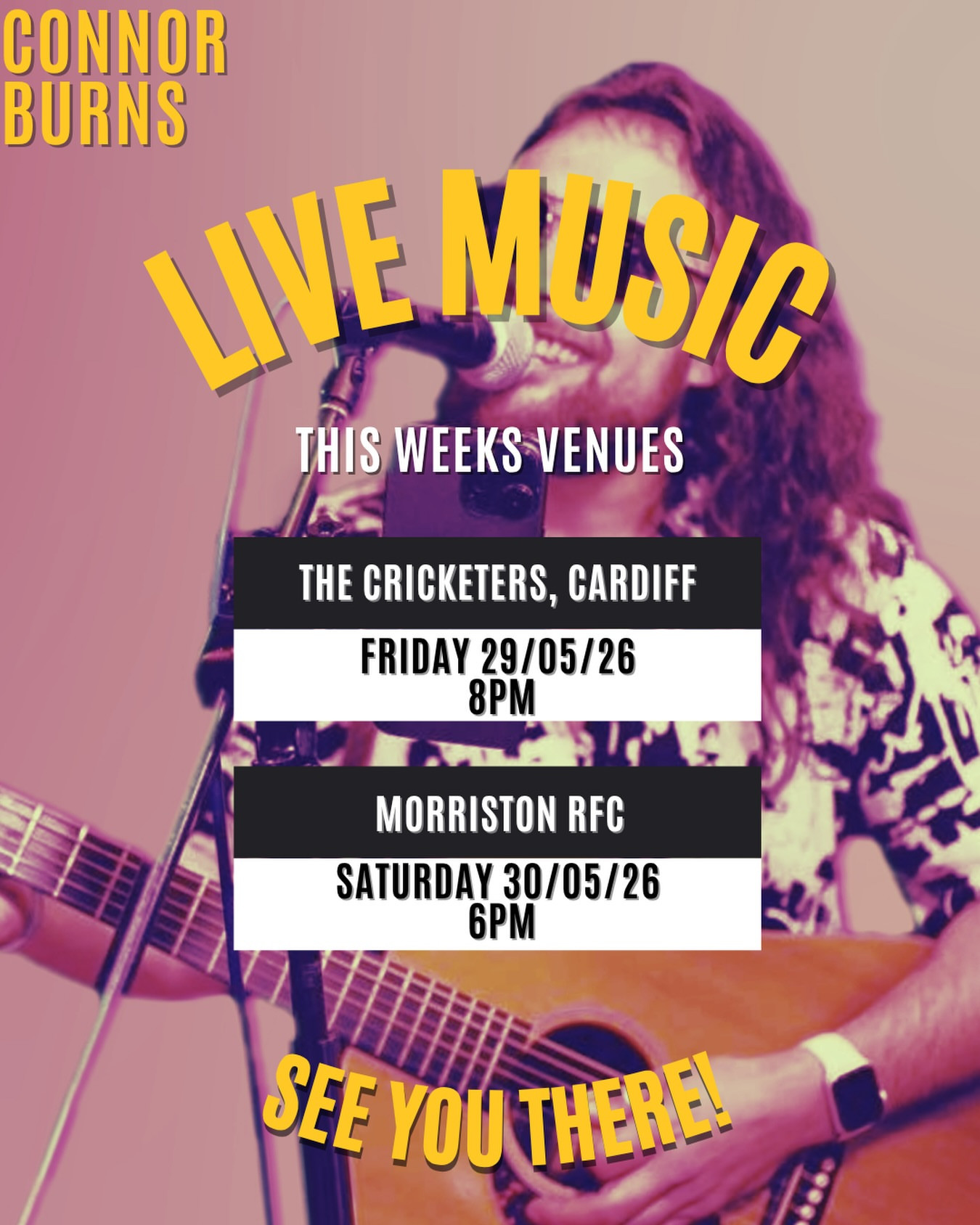 Live Music at The Cricketers & Morriston RFC