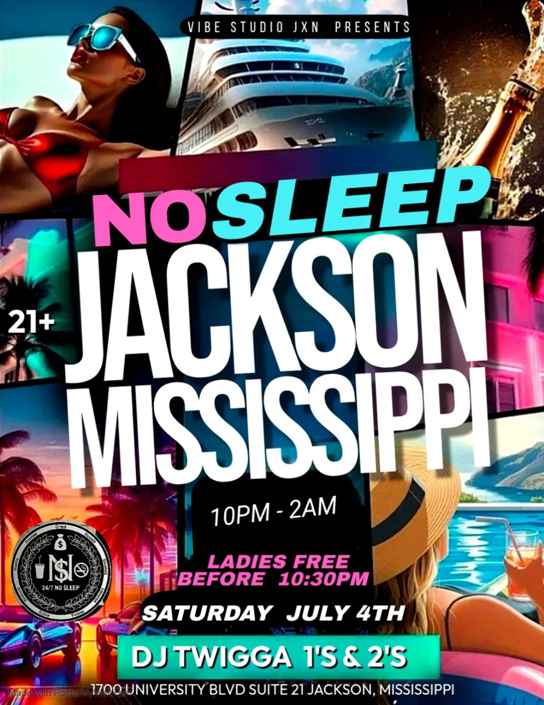 NO SLEEP JACKSON MISSISSIPPI