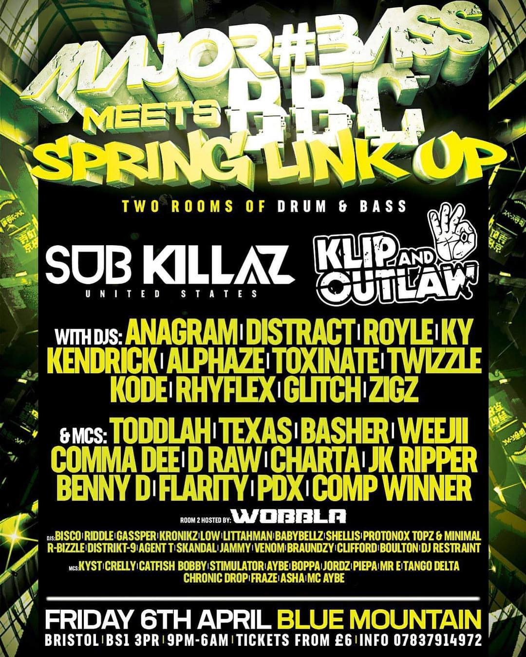 Bristol Bass Collective x Major Bass Spring Link Up