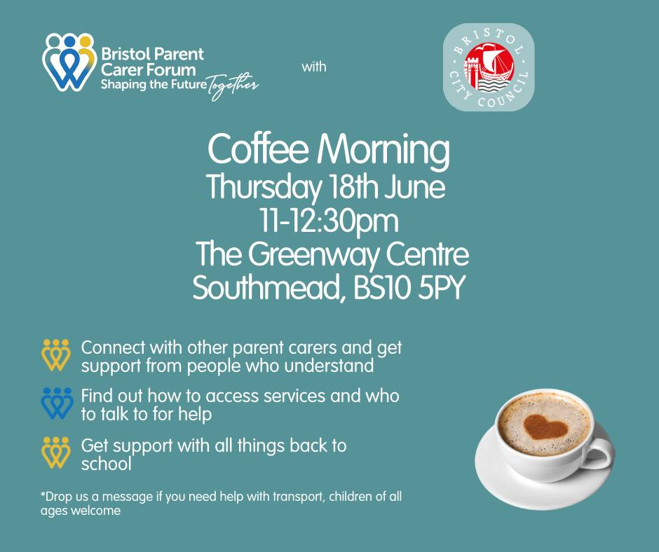 Community Coffee Morning with Bristol City Council Educational Psychology Team