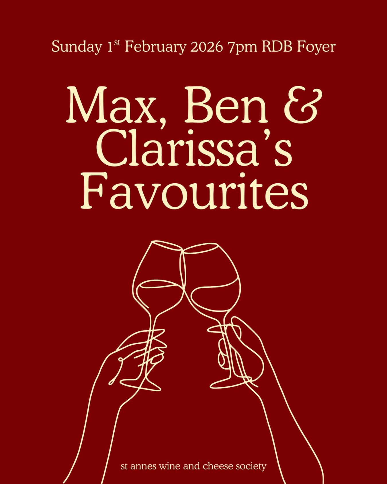 Max, Ben & Clarissa's Favourites