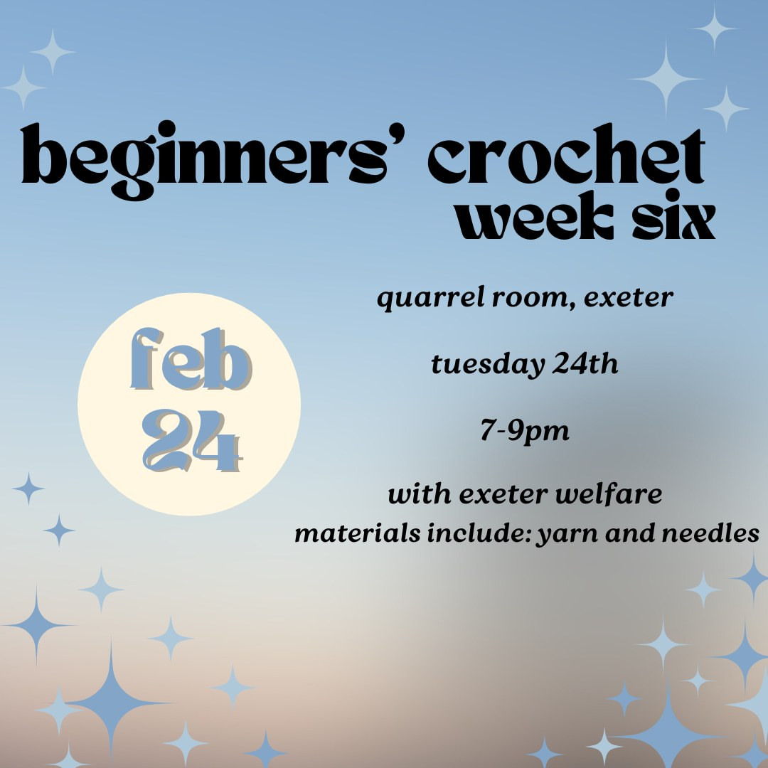 Beginners' Crochet Session