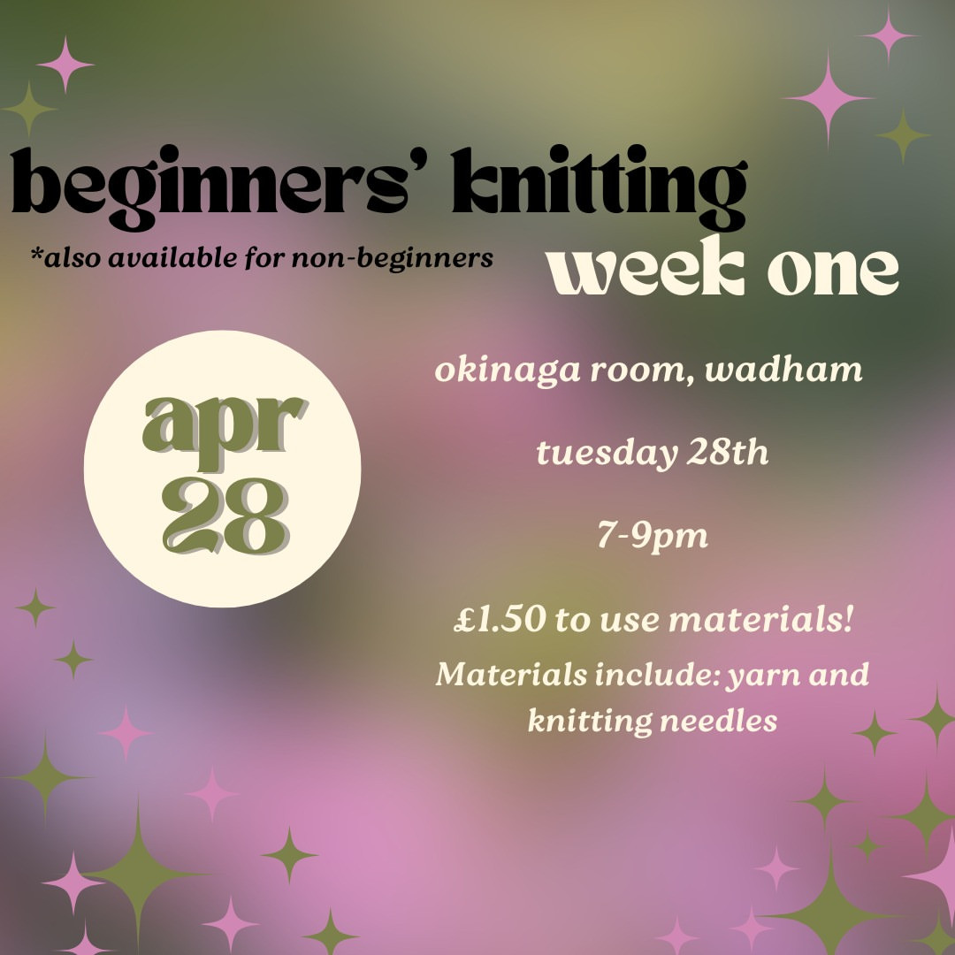 Beginners' Knitting Event