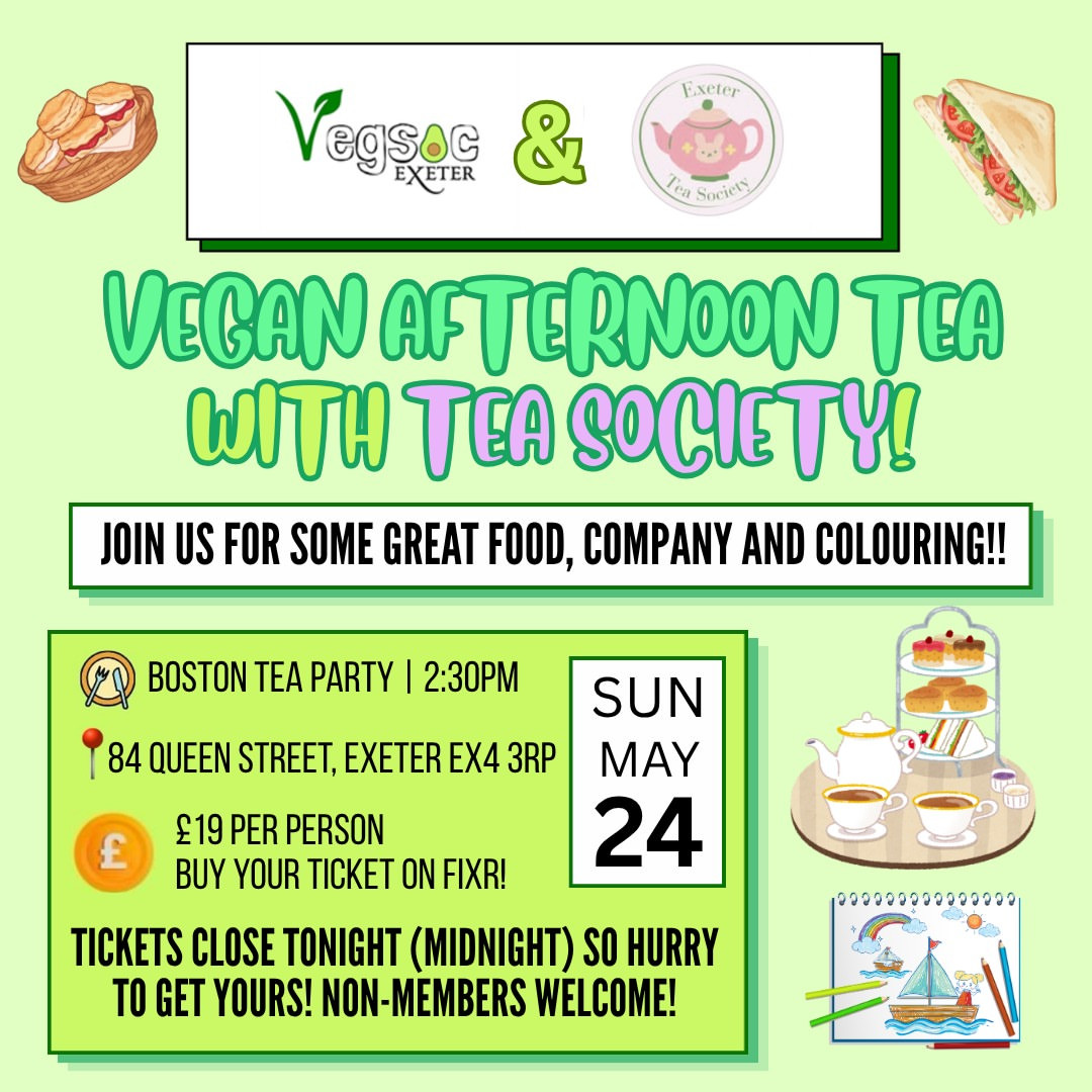 Vegan Afternoon Tea with Tea Society