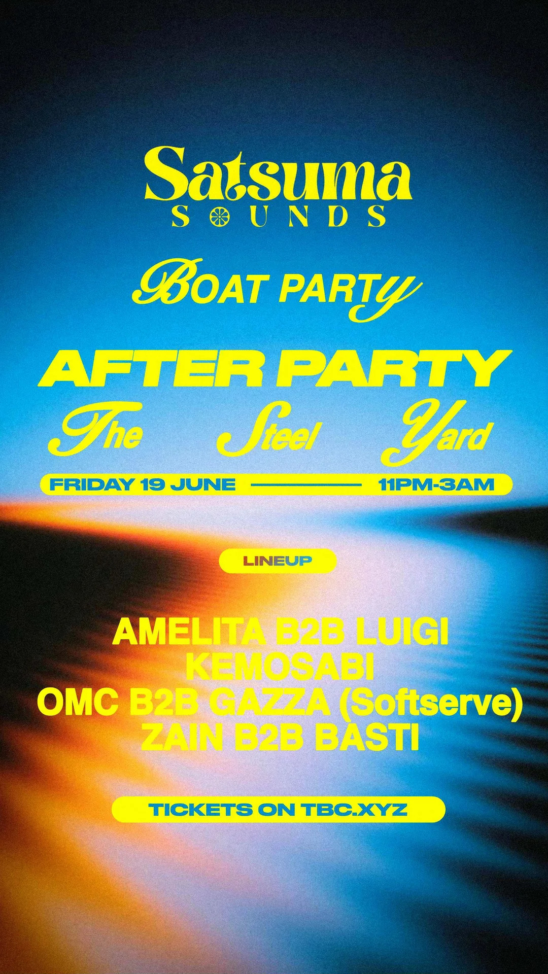 SATSUMA SOUNDS: Afterparty // 3 Years of Satsuma