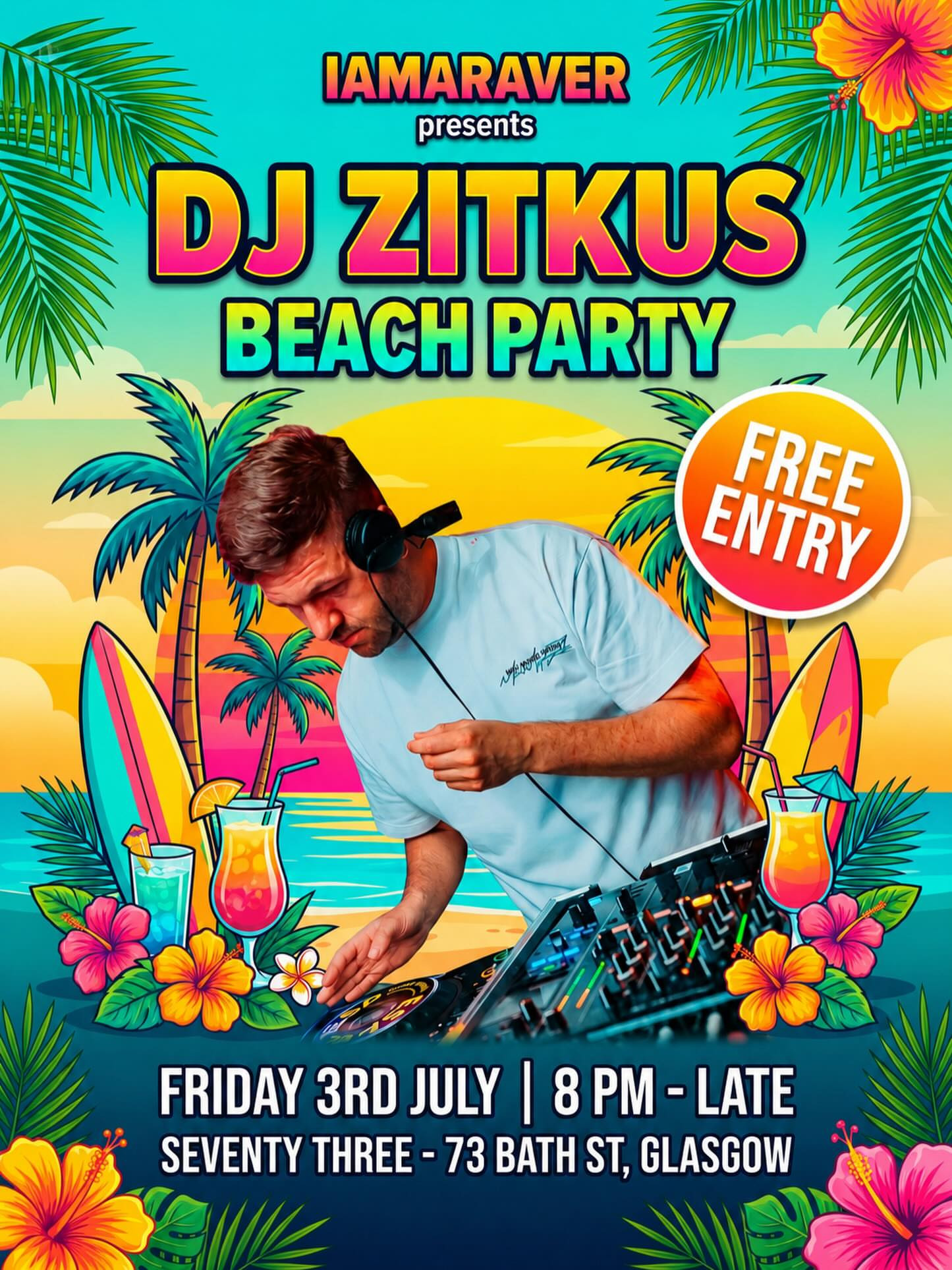 DJ Zitkus Beach Party