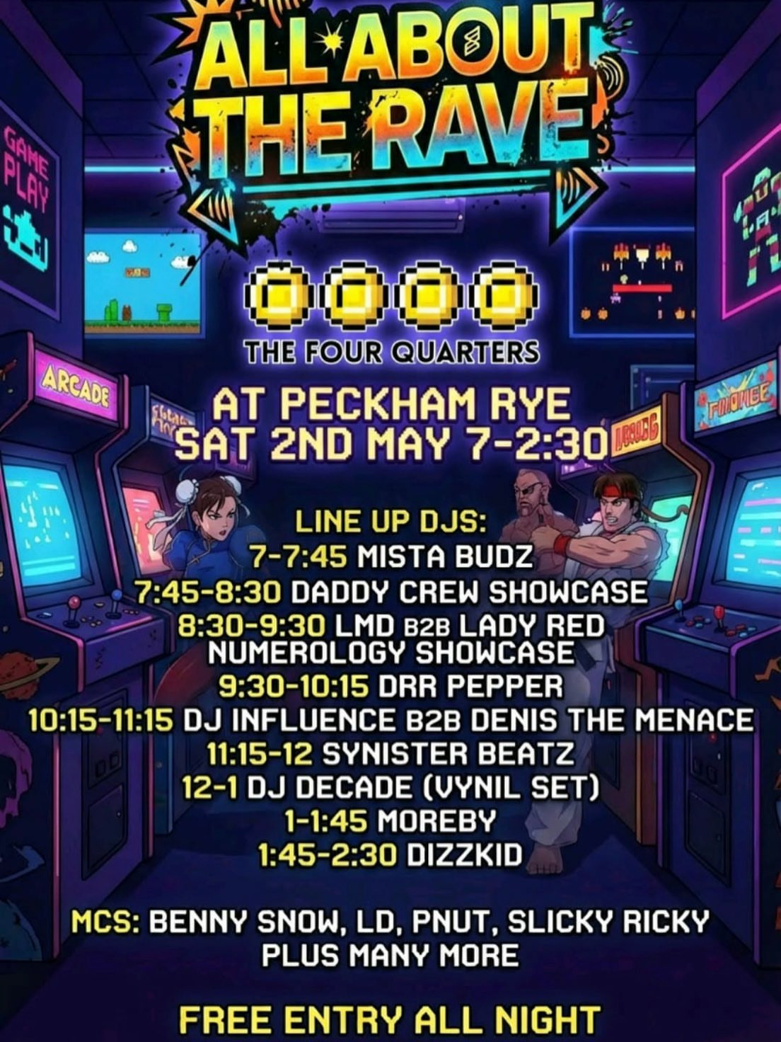 All About The Rave at Four Quarters