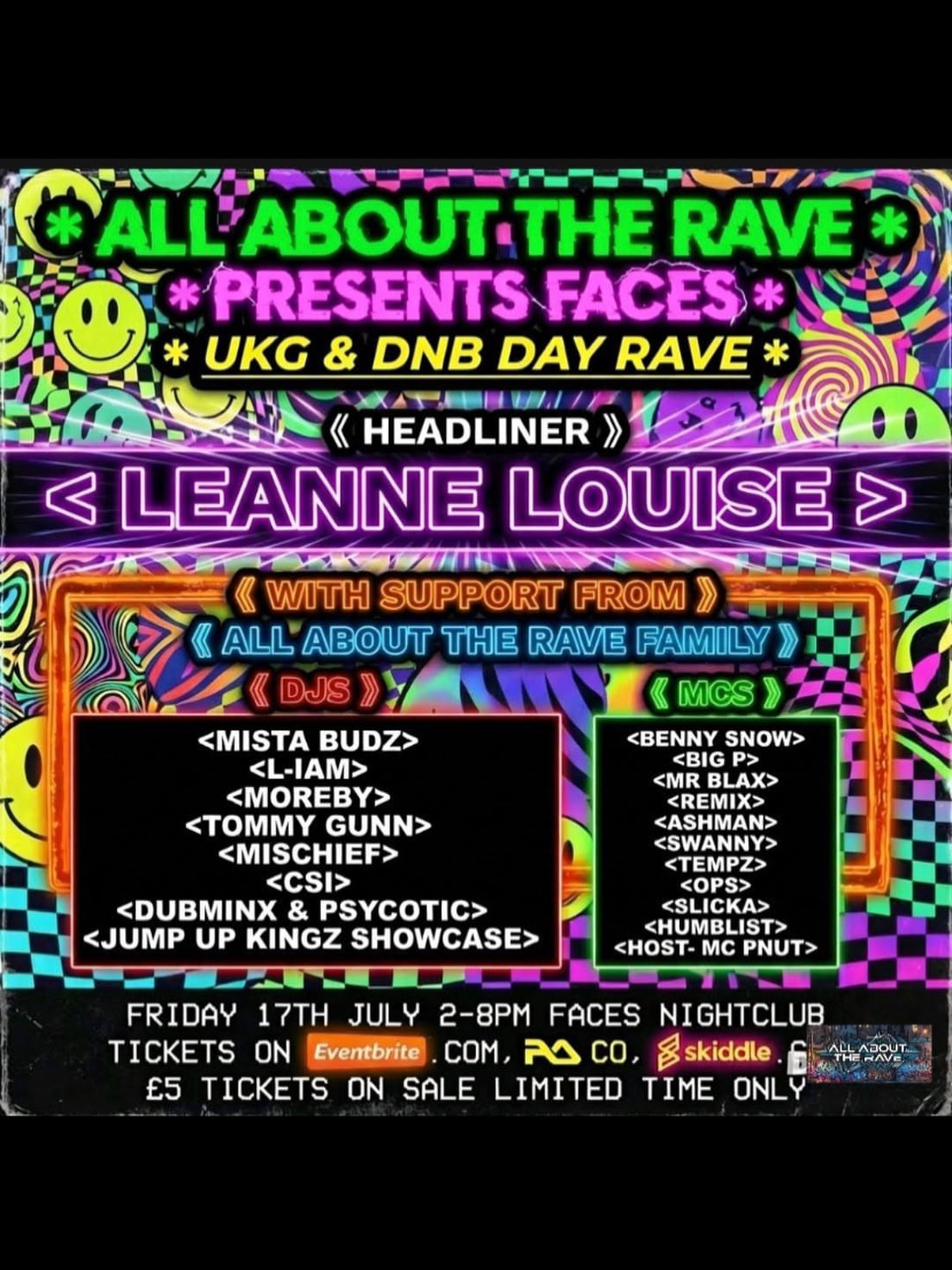 All About The Rave UKG & DNB DAY RAVE